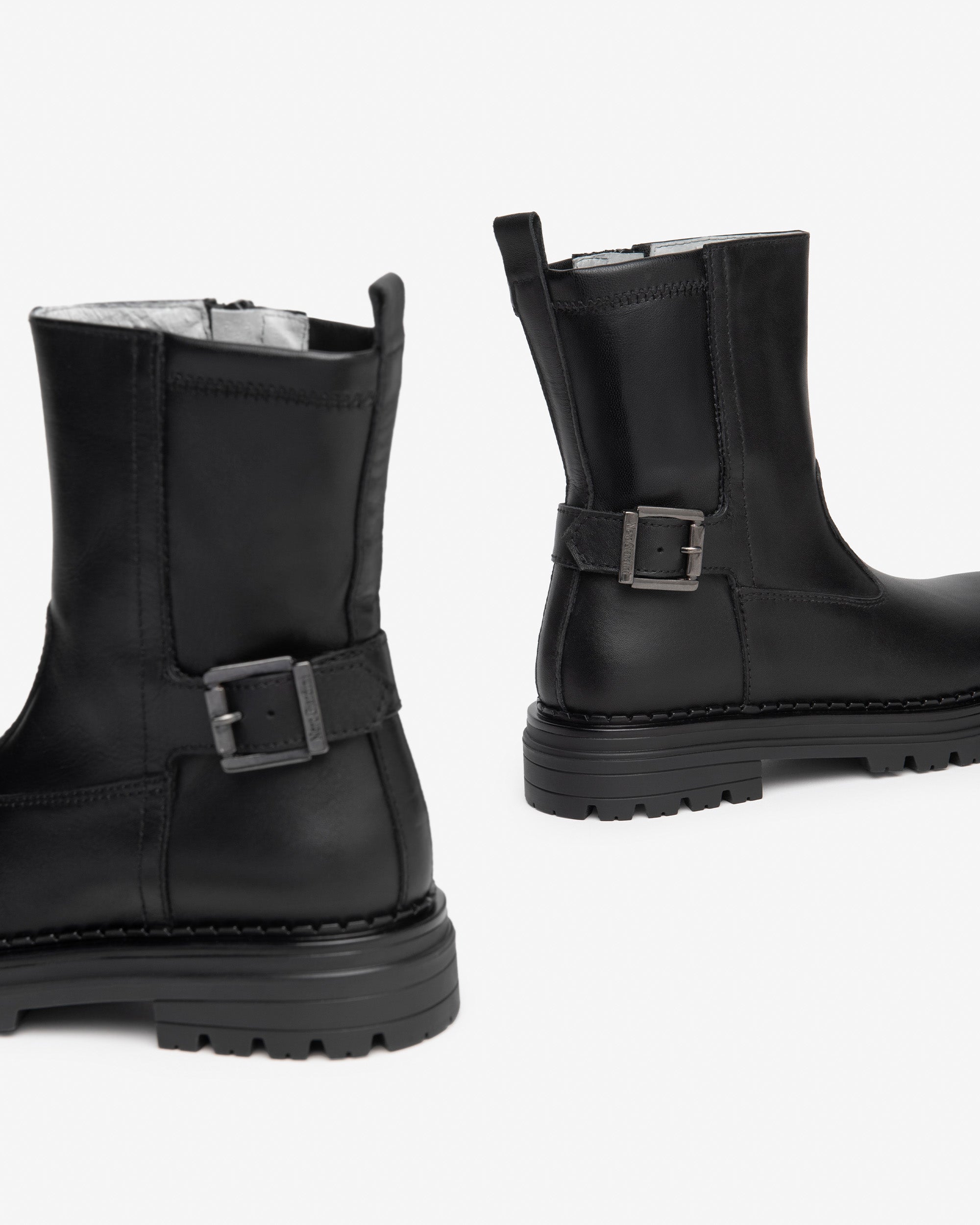 NeroGiardini Bottines Fille Cuir 31-39 Boucle