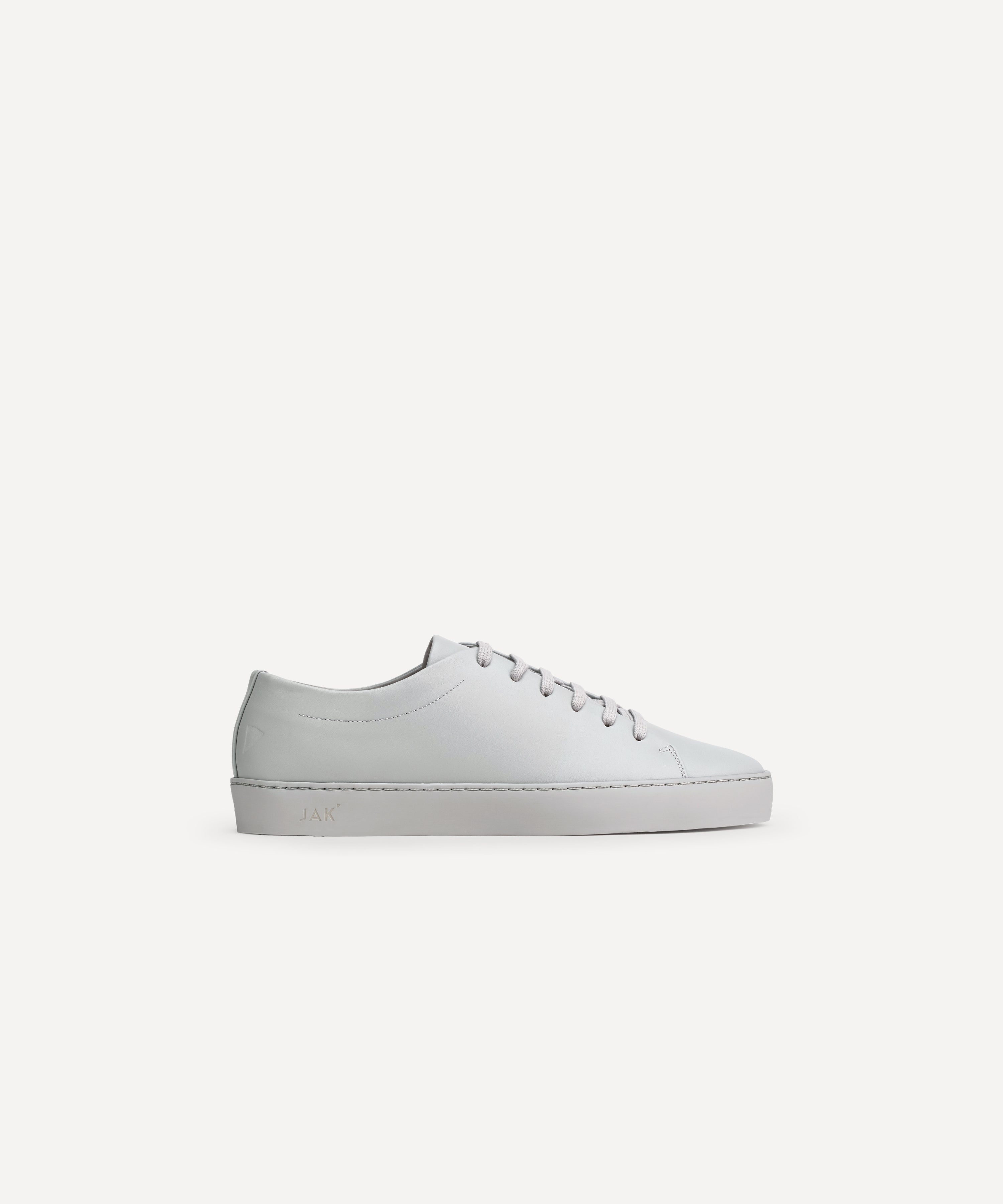 JAK Royal Light Grey baskets cuir gris clair