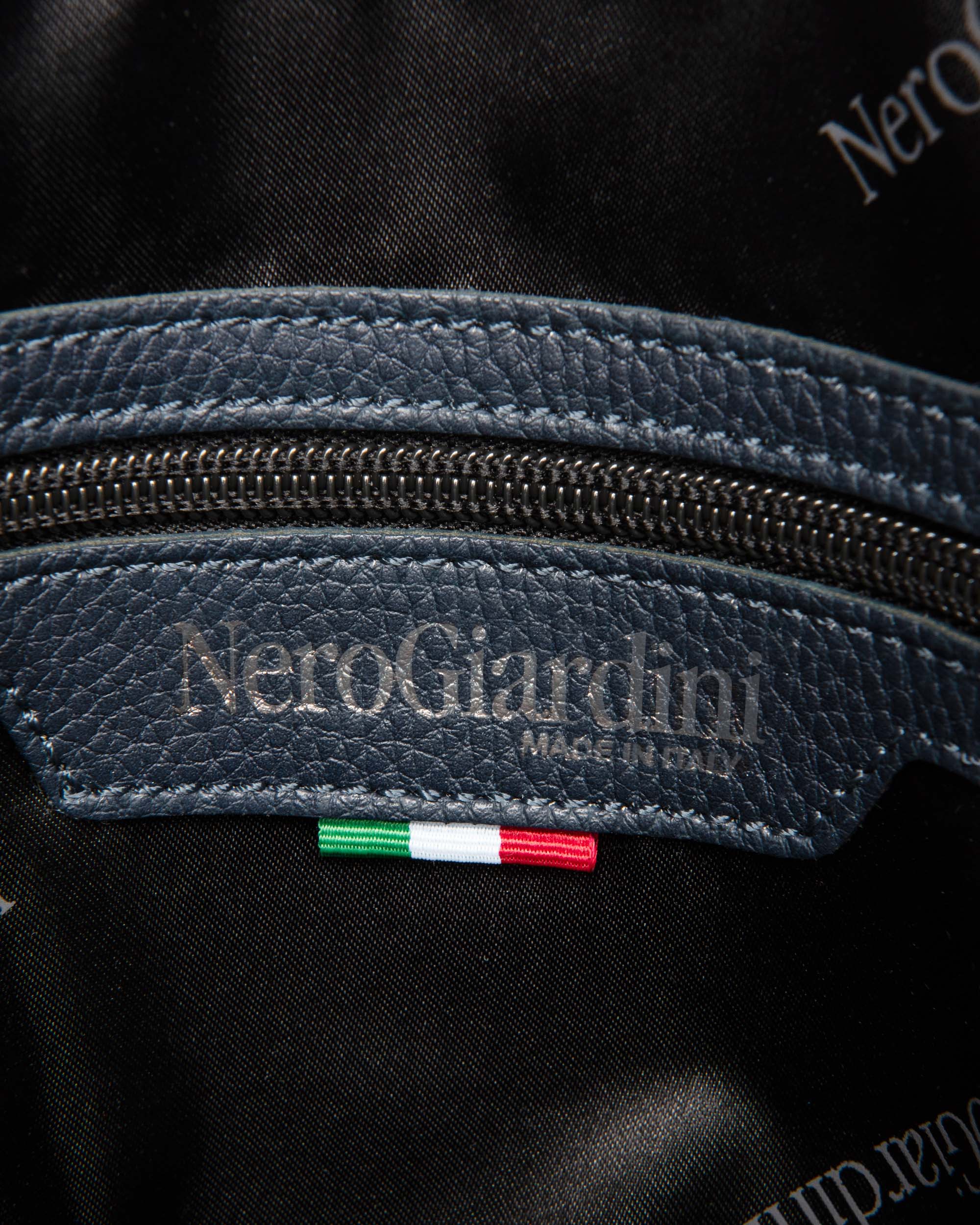 Nerogiardini Sacs Sacoche Homme Cuir Grainé PZ