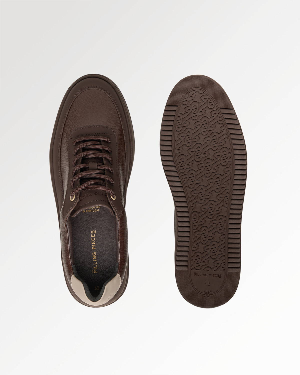 Filling Pieces Mondo Tech Sneakers chocolat cuir pointure 39-46