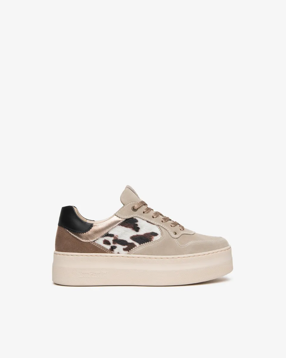 NeroGiardini Sneakers Femme Daim Plateforme 45 mm