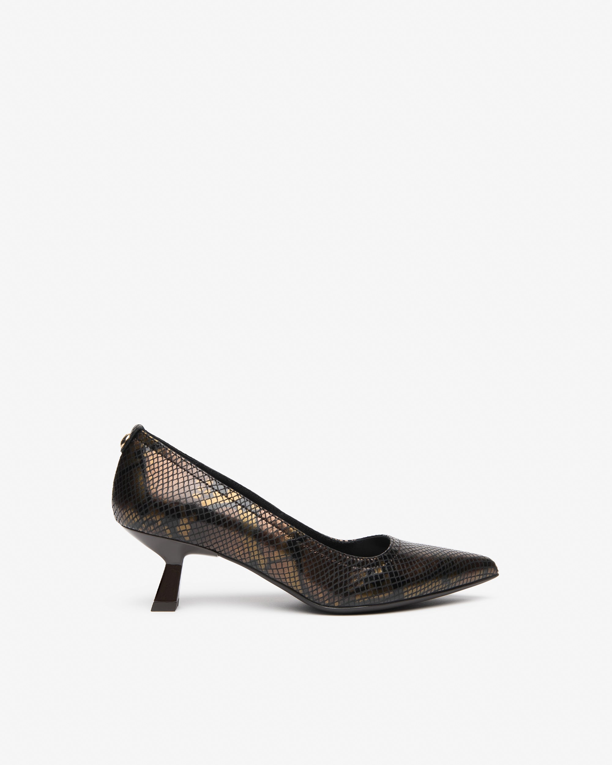 NeroGiardini Escarpins cuir femme imprimé vipère talon 55 mm