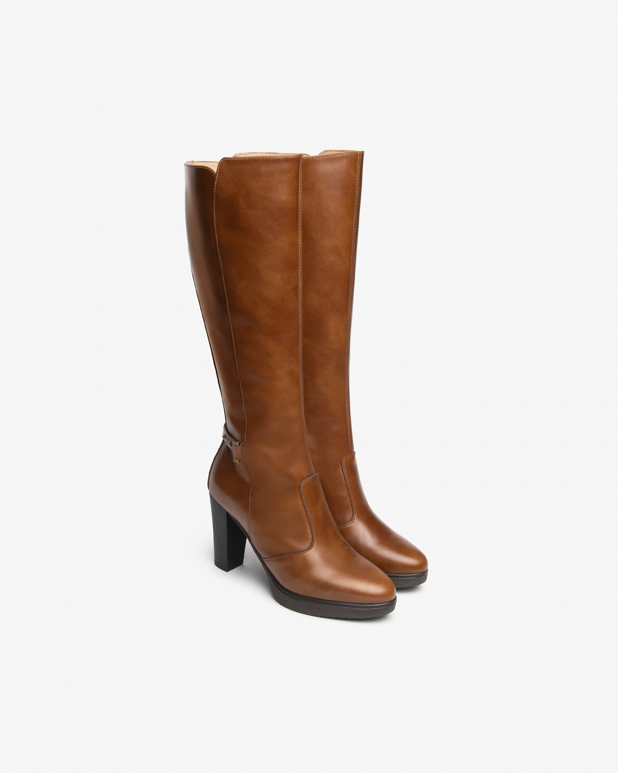 NeroGiardini Bottes femme cuir talon 90 mm
