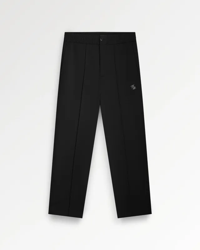 Filling Pieces Coach Pants Twill Pantalon Noir Laine
