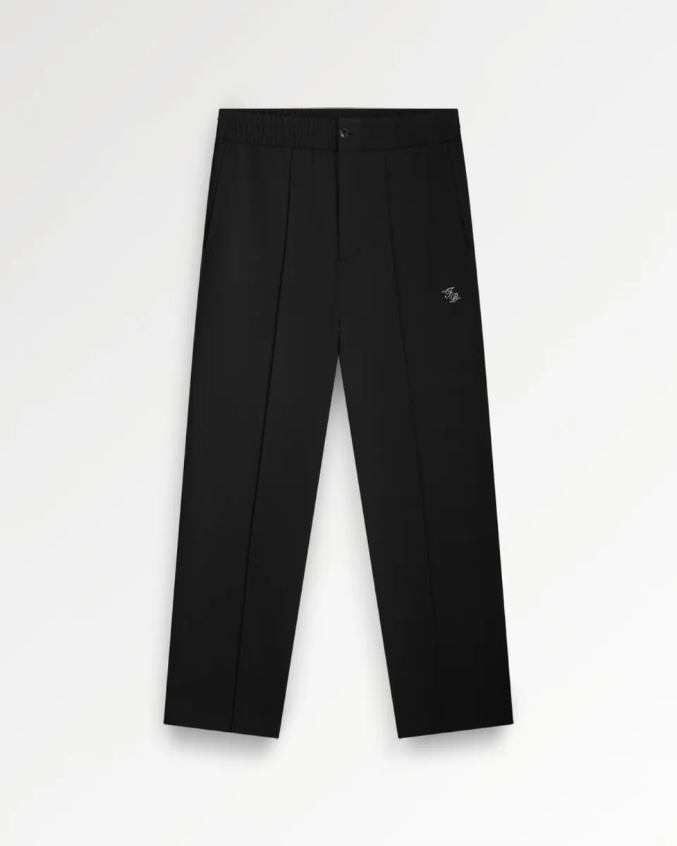 Filling Pieces Coach Pants Twill Pantalon Noir Laine