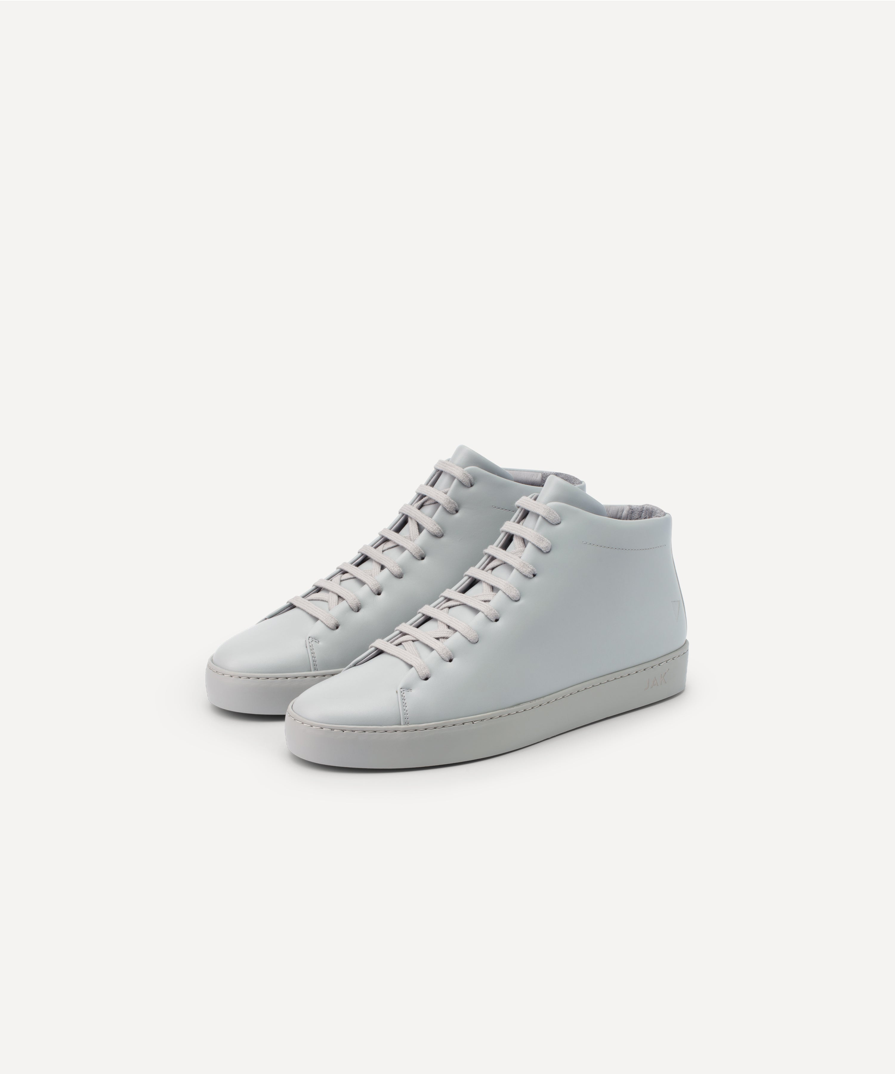JAK Royal Hi Sneakers Montantes Cuir Gris Clair