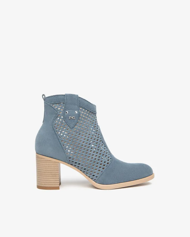 NeroGiardini Bottines bottines femme cuir velours