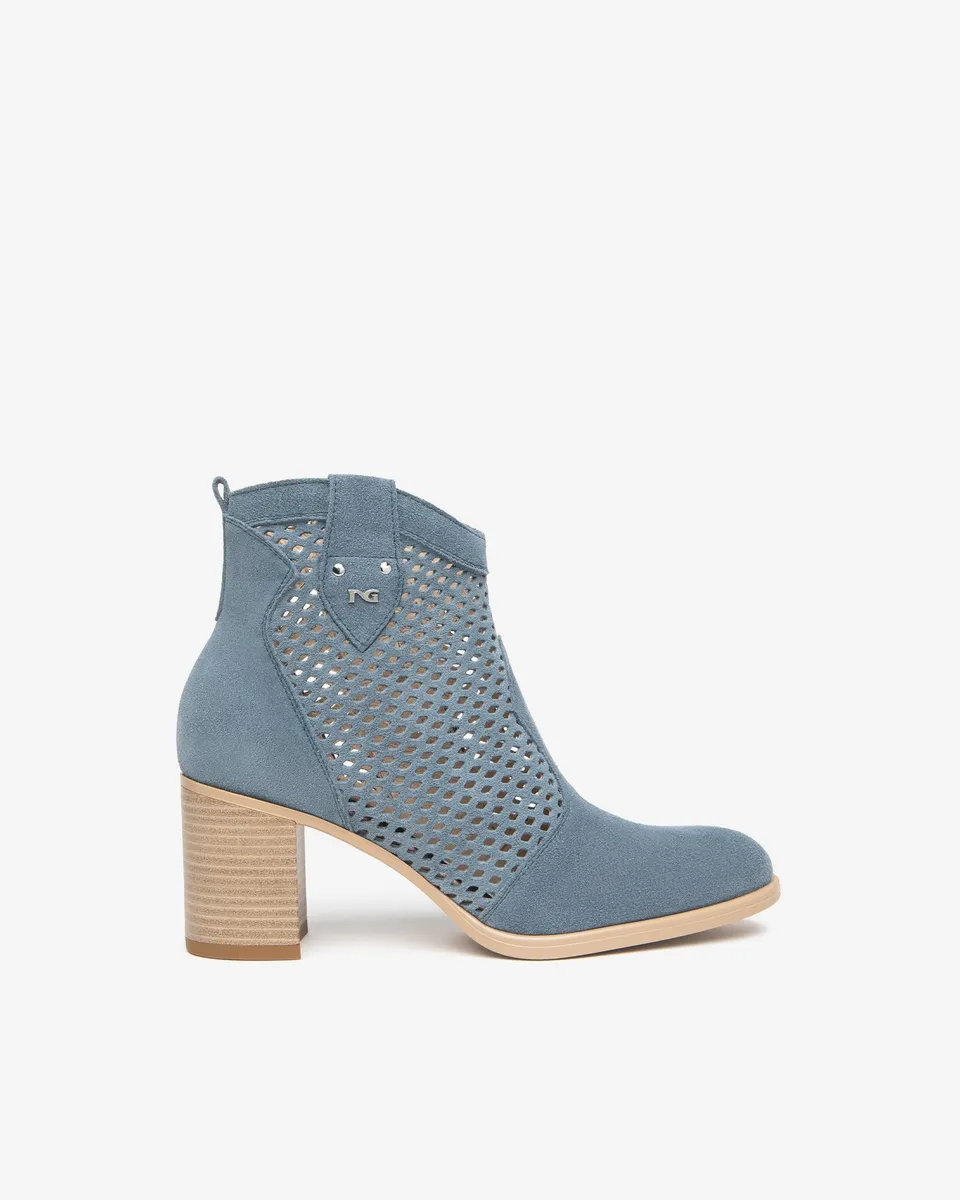 NeroGiardini Bottines bottines femme cuir velours