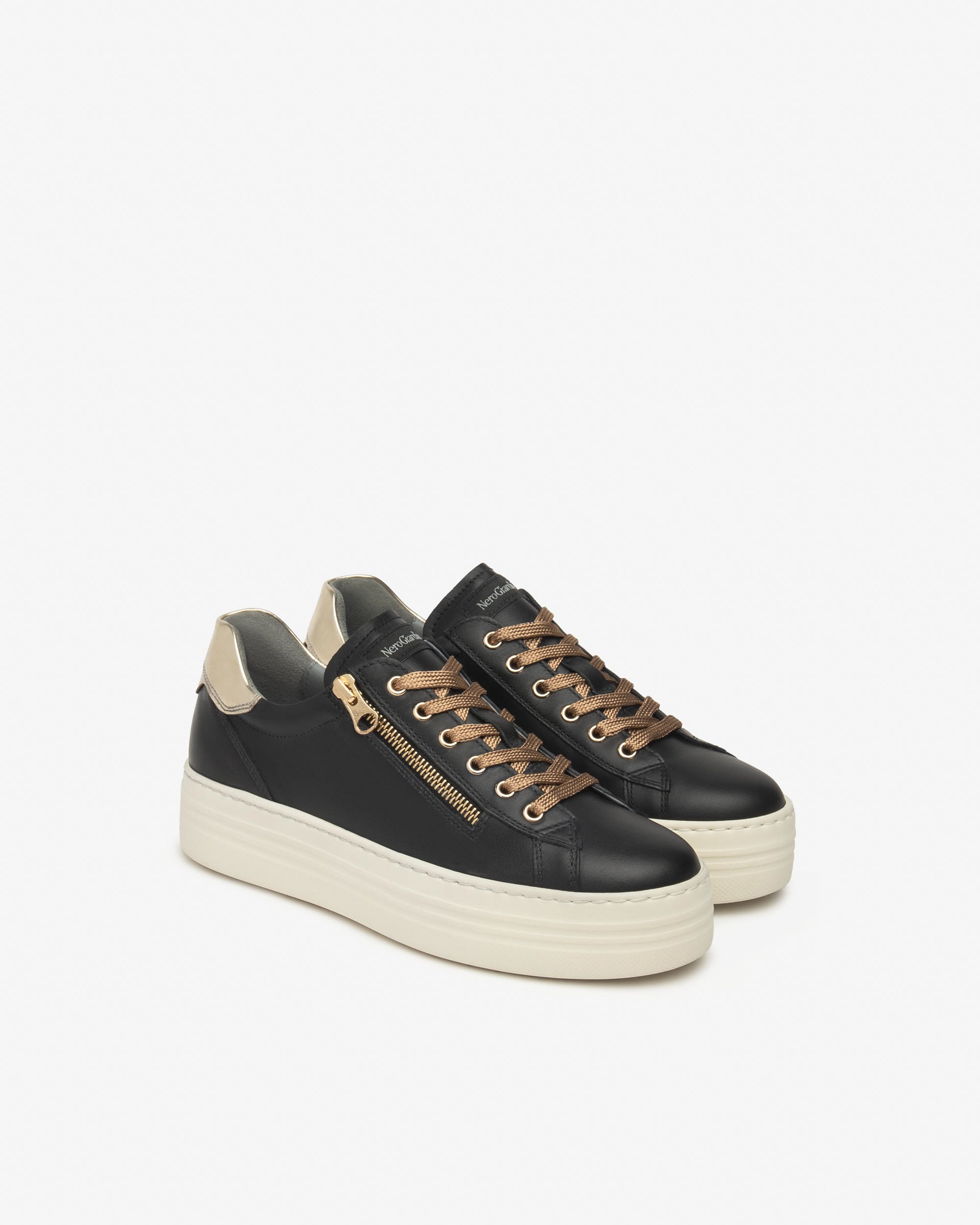NeroGiardini Sneakers Femme Cuir Technique Sneakers 38 Memory