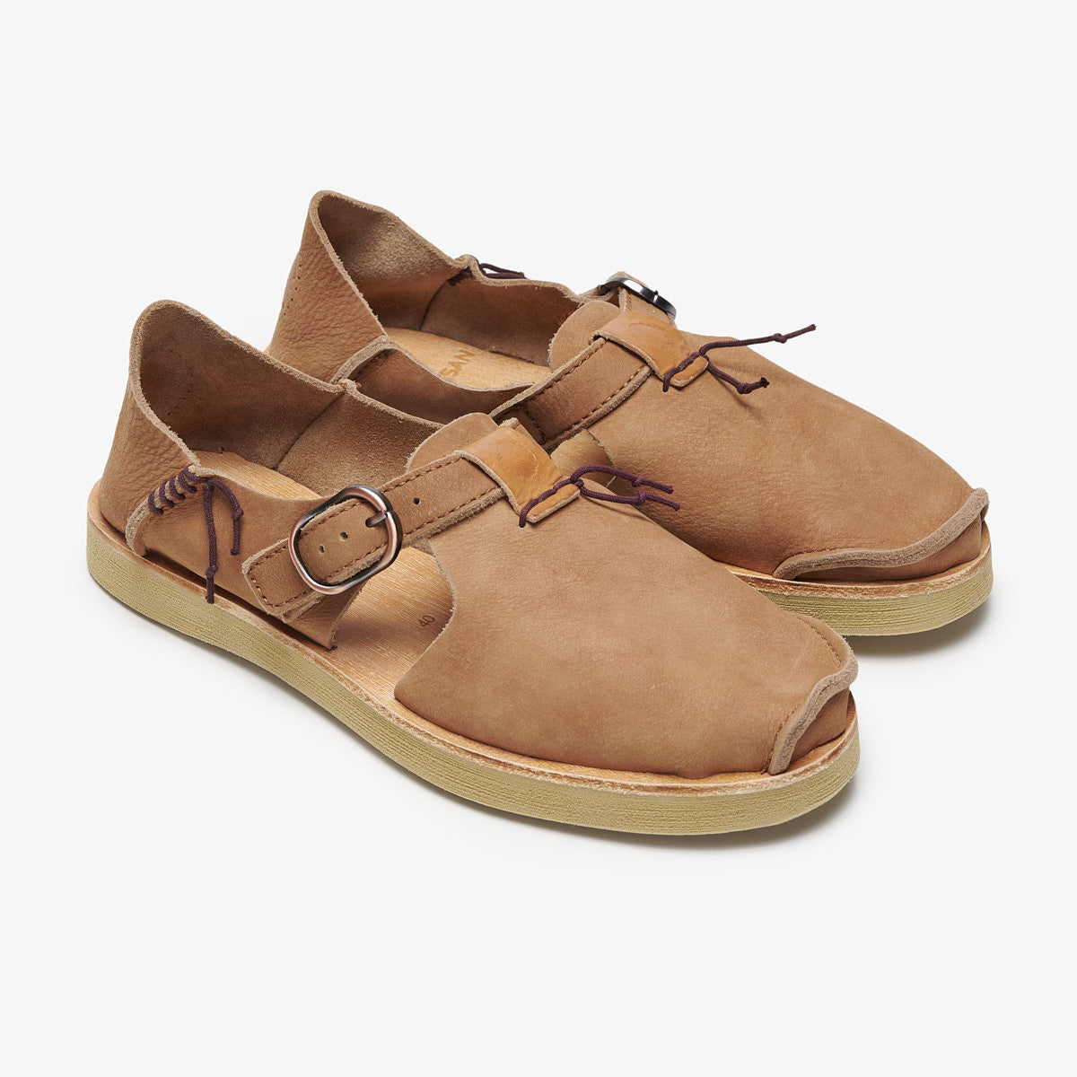 Satorisan Benirras Premium sandale cuir Cognac