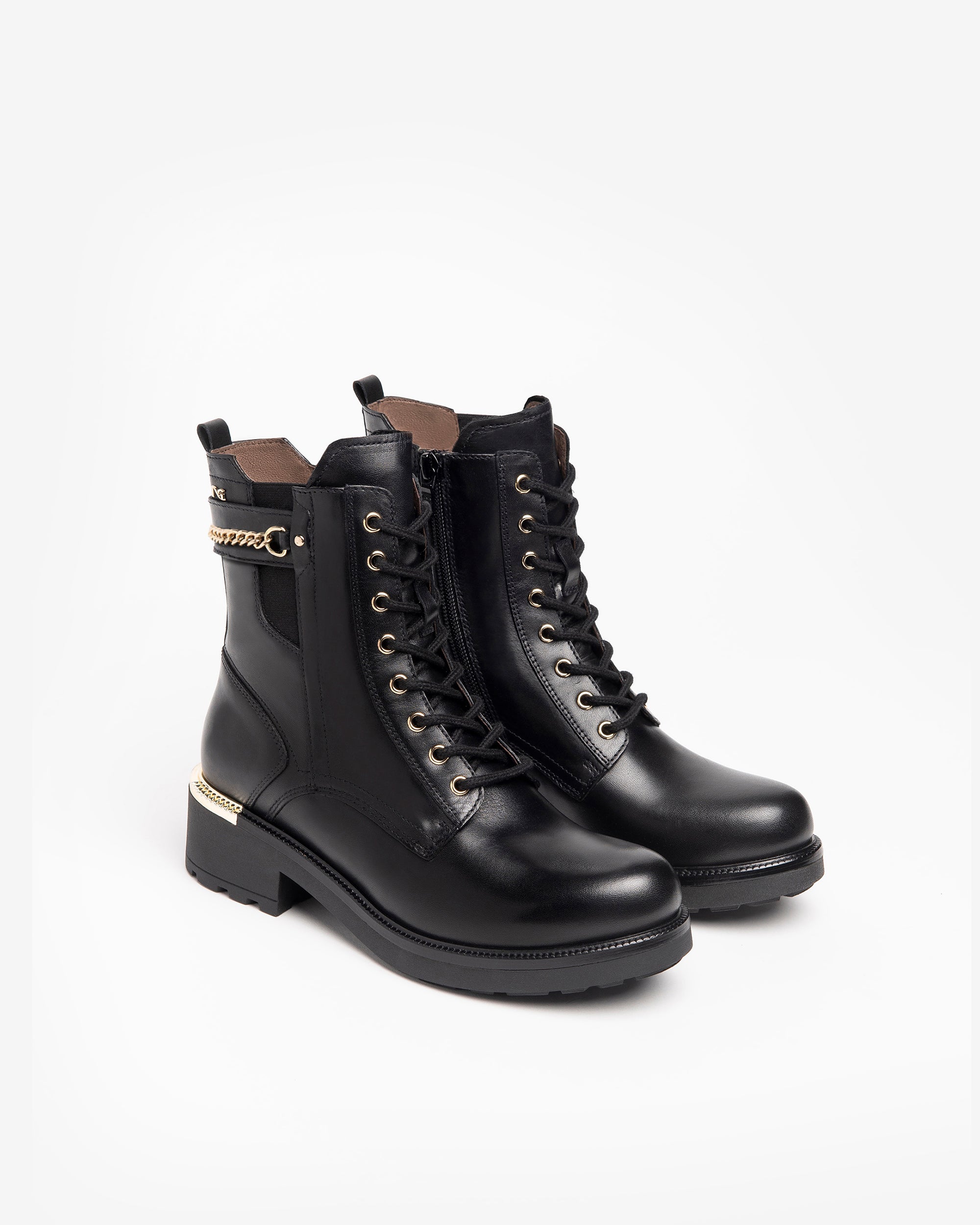 NeroGiardini Bottines Femme en Cuir Boots cuir 38 Italie