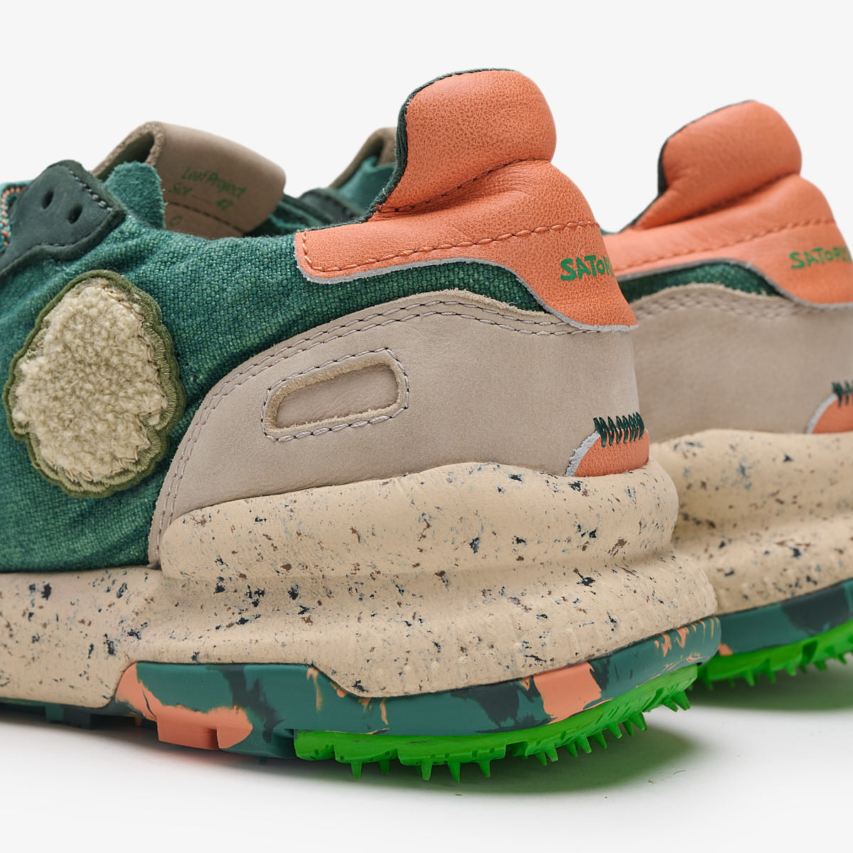 Satorisan Chacrona Linen Diving Green M baskets lin homme 40-47