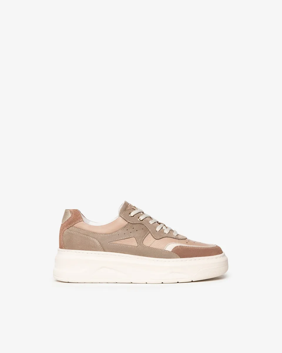NeroGiardini Sneakers femme velours cuir DryGo