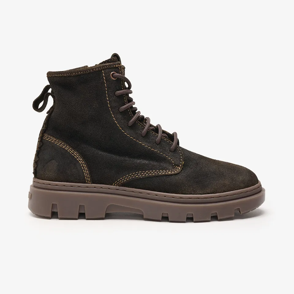 Satorisan Unalome Ziplacer boots cuir marron laurel