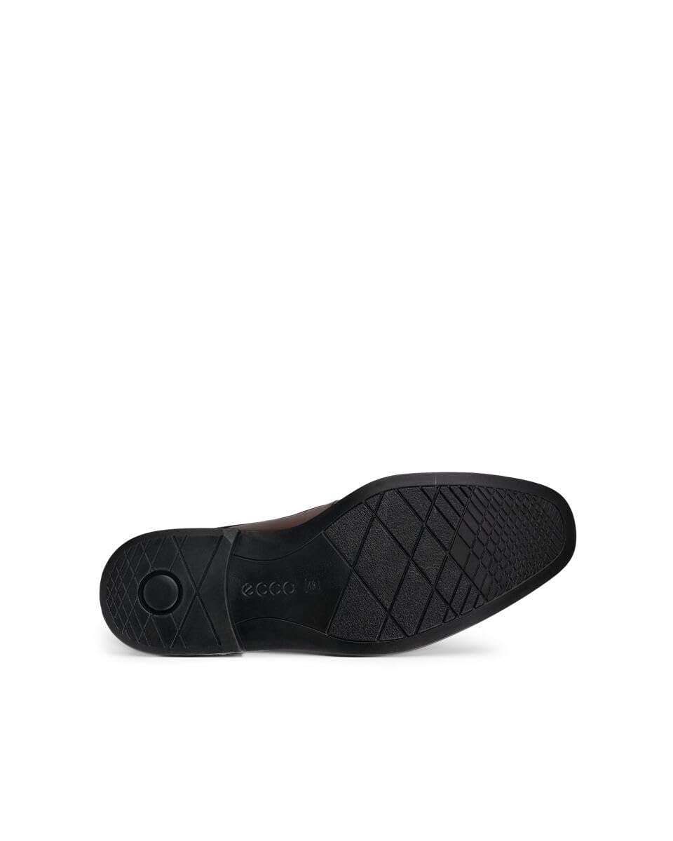 ECCO Derby Homme Cuir Noir 43 EU Confort Ville