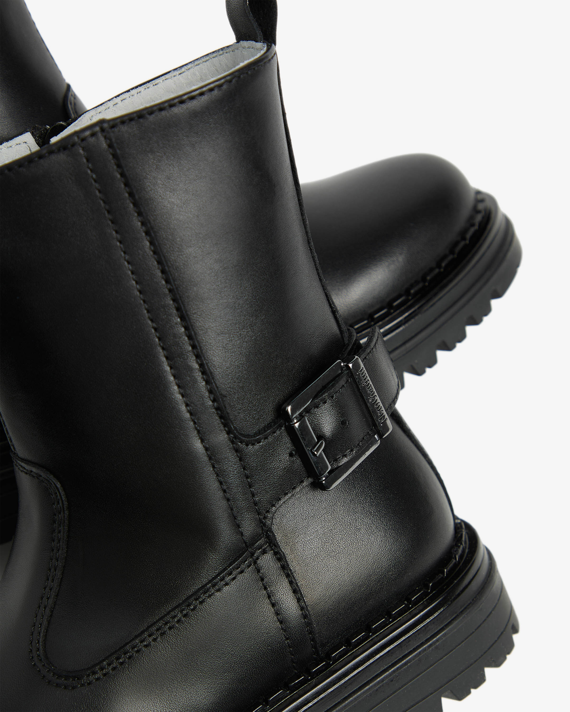 NeroGiardini Bottines Fille Cuir Teen Fermeture Hiver
