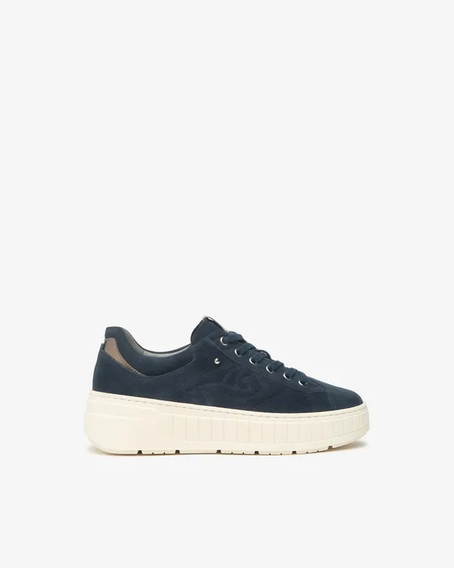 NeroGiardini Sneakers Femme Cuir Velours Memory
