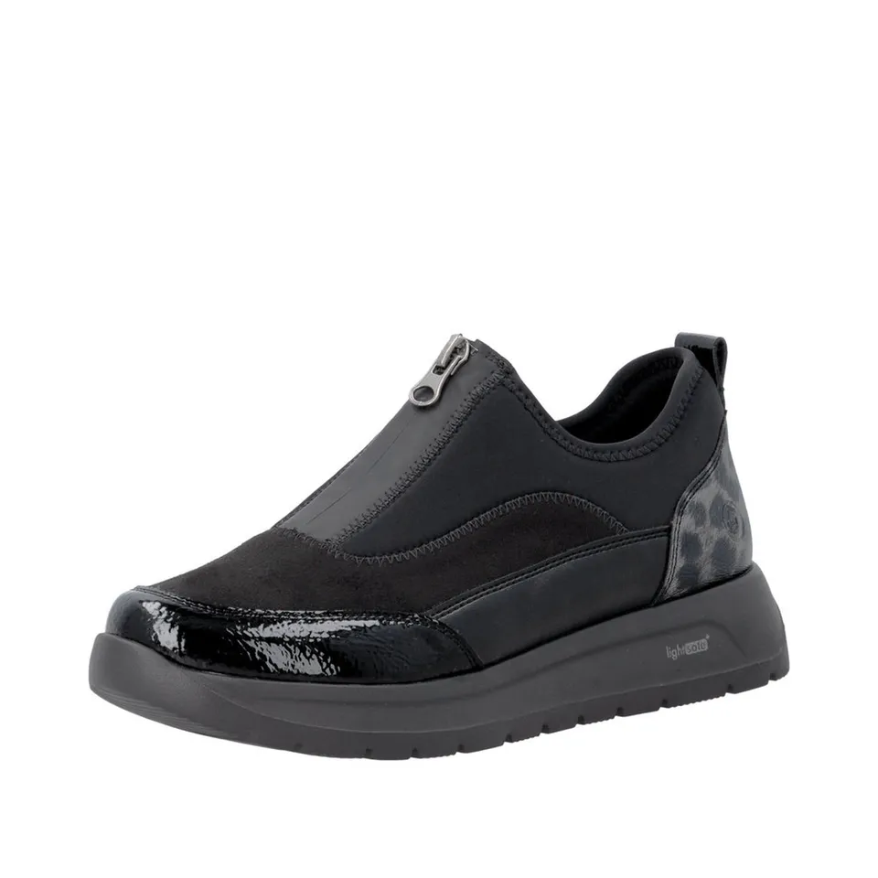 Remonte D2V01 Baskets Basses Femme Noir 04