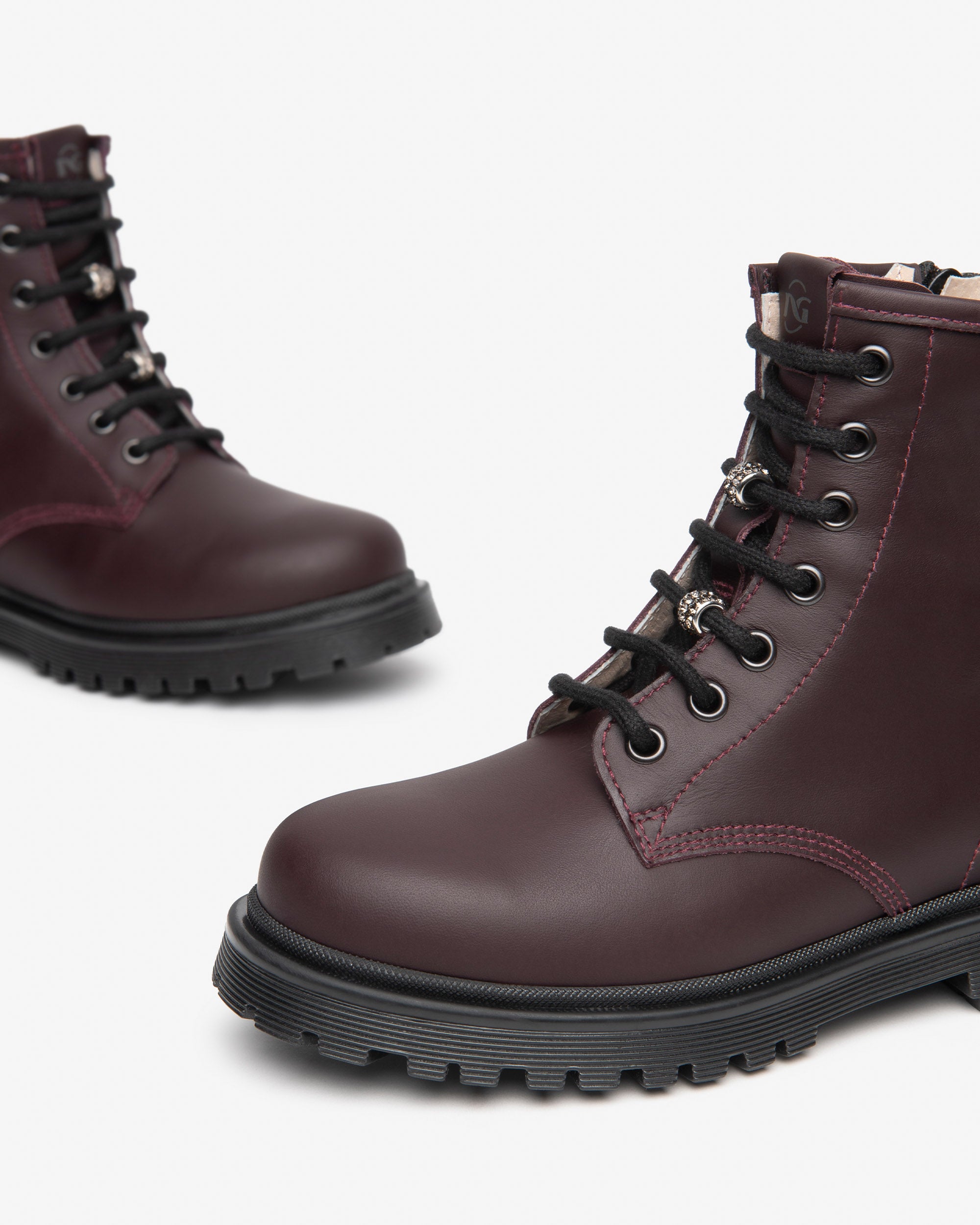 NeroGiardini Bottines Motardes Teen Fille Cuir Strass