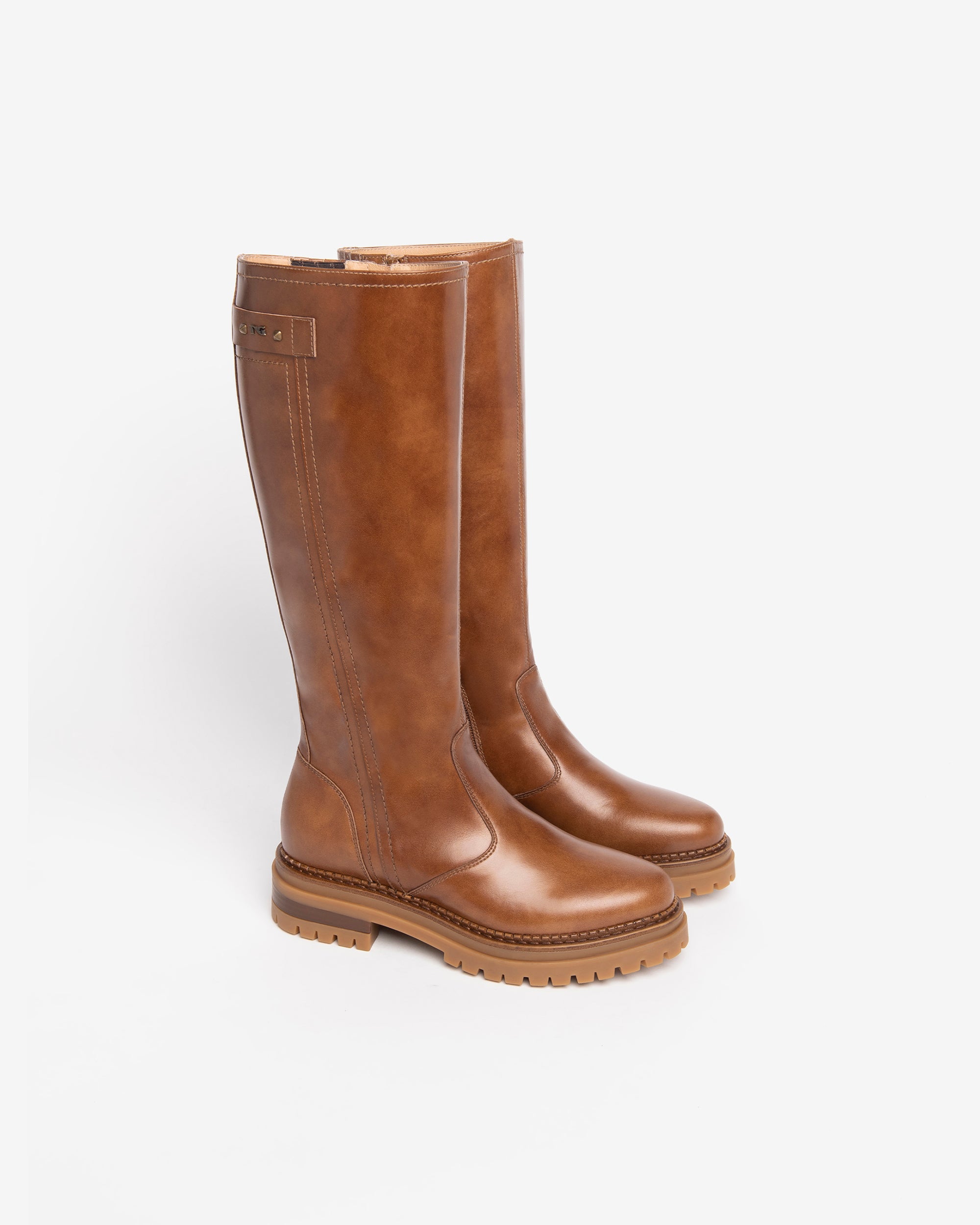 NeroGiardini Bottes Femme Cuir Hautes Hiver