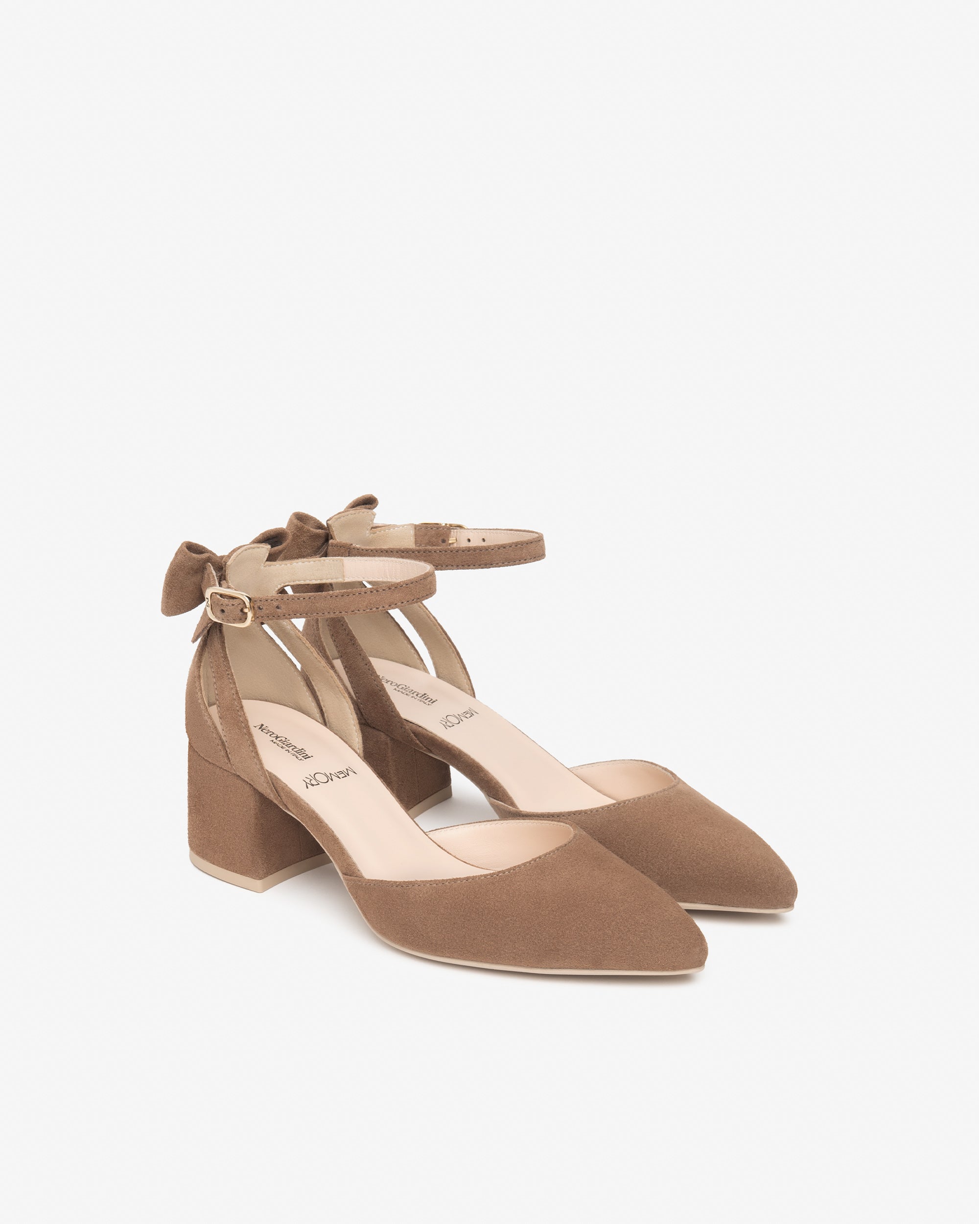 NeroGiardini Escarpins Femme Cuir Velours Made in Italy