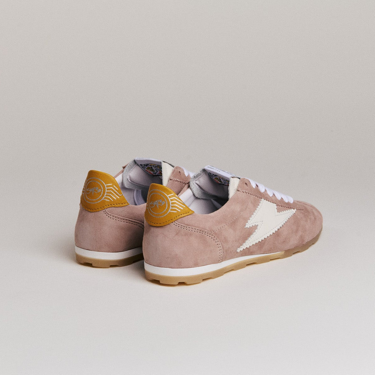 Semerdjian Cassie D462 baskets nude daim cuir