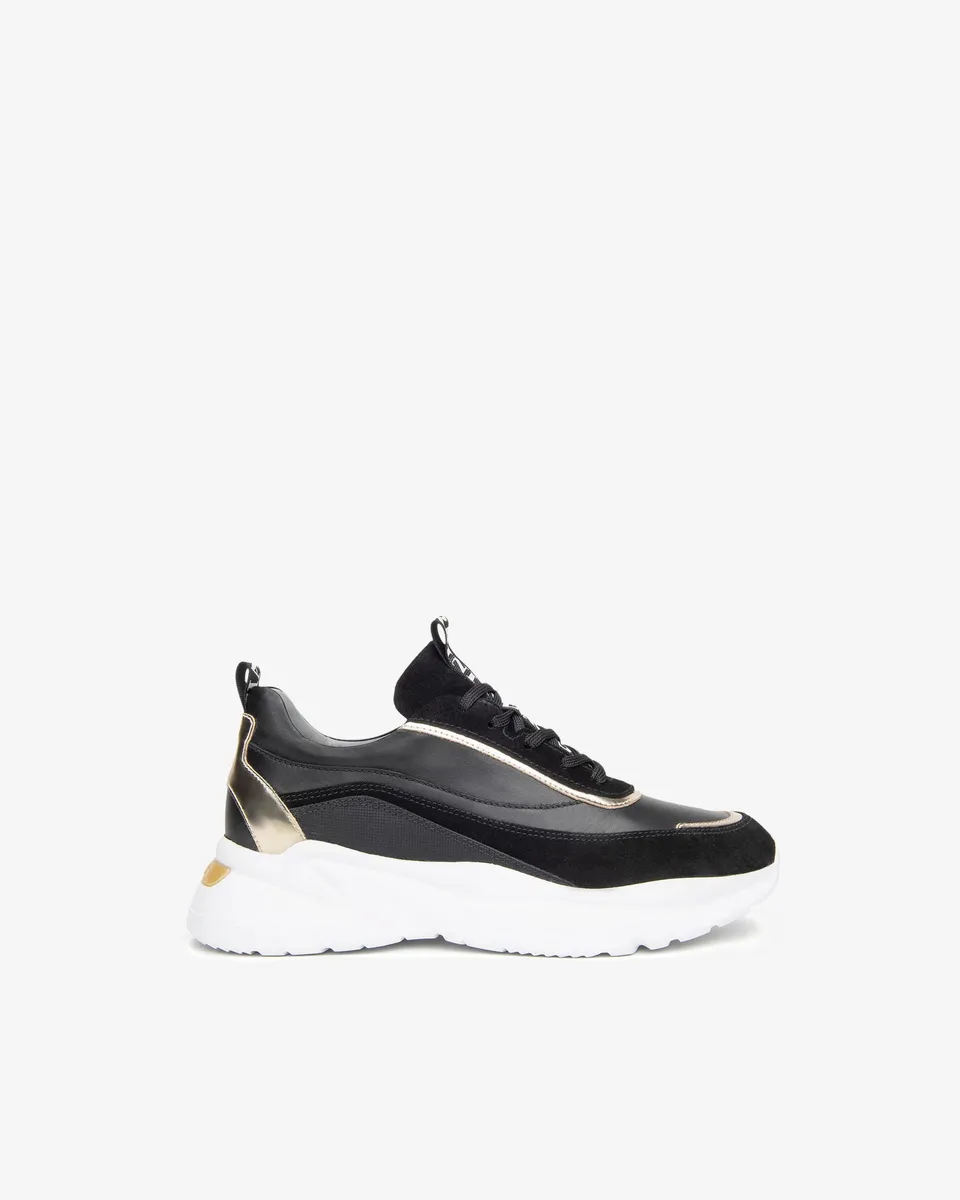 Nerogiardini Sneakers Femme Cuir et Velours Pointure 38