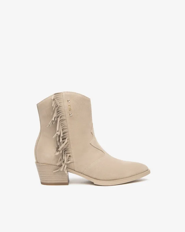 NeroGiardini Bottines Femme Cuir Velours Légères