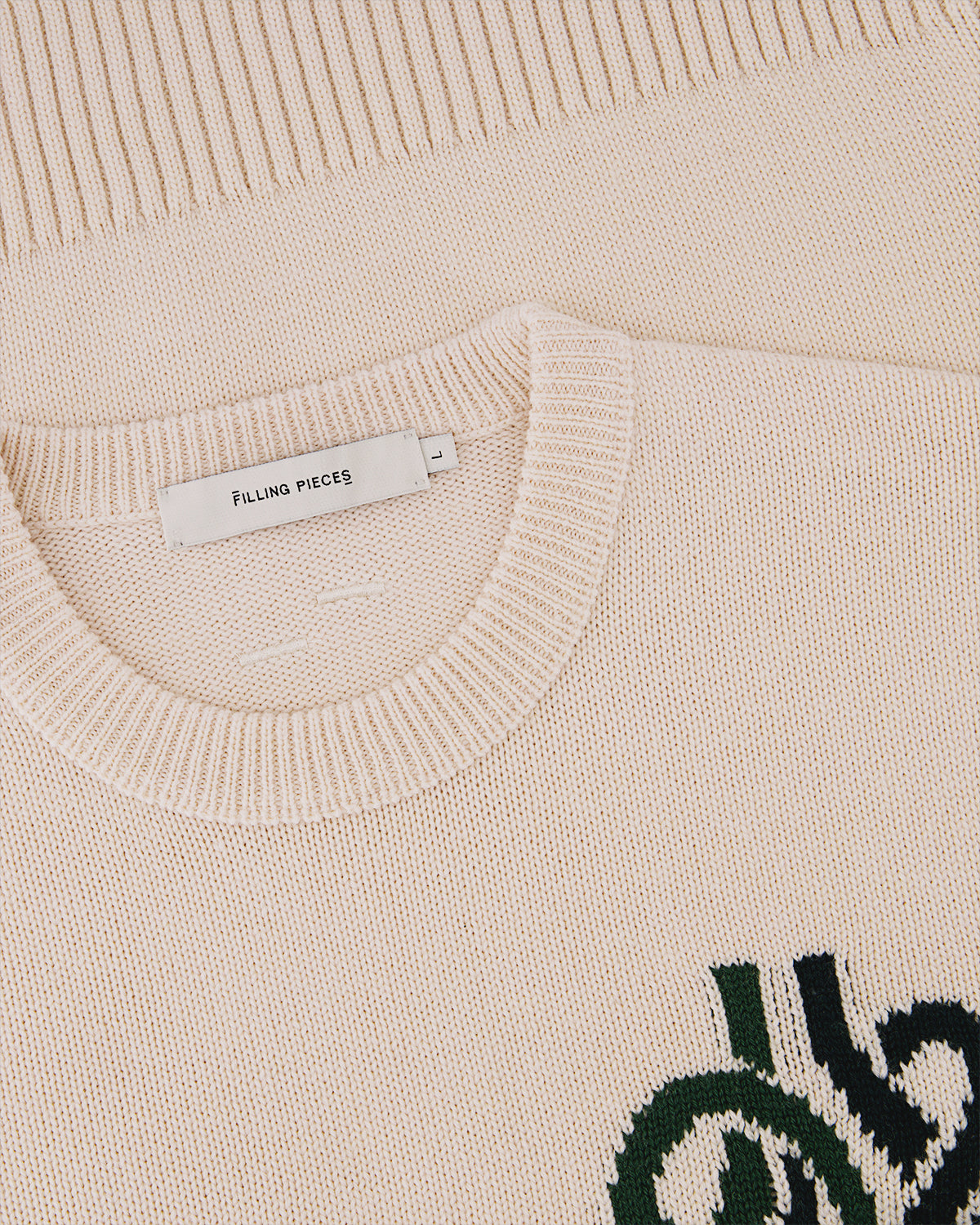 Filling Pieces Knot pull laine blanc Antique White
