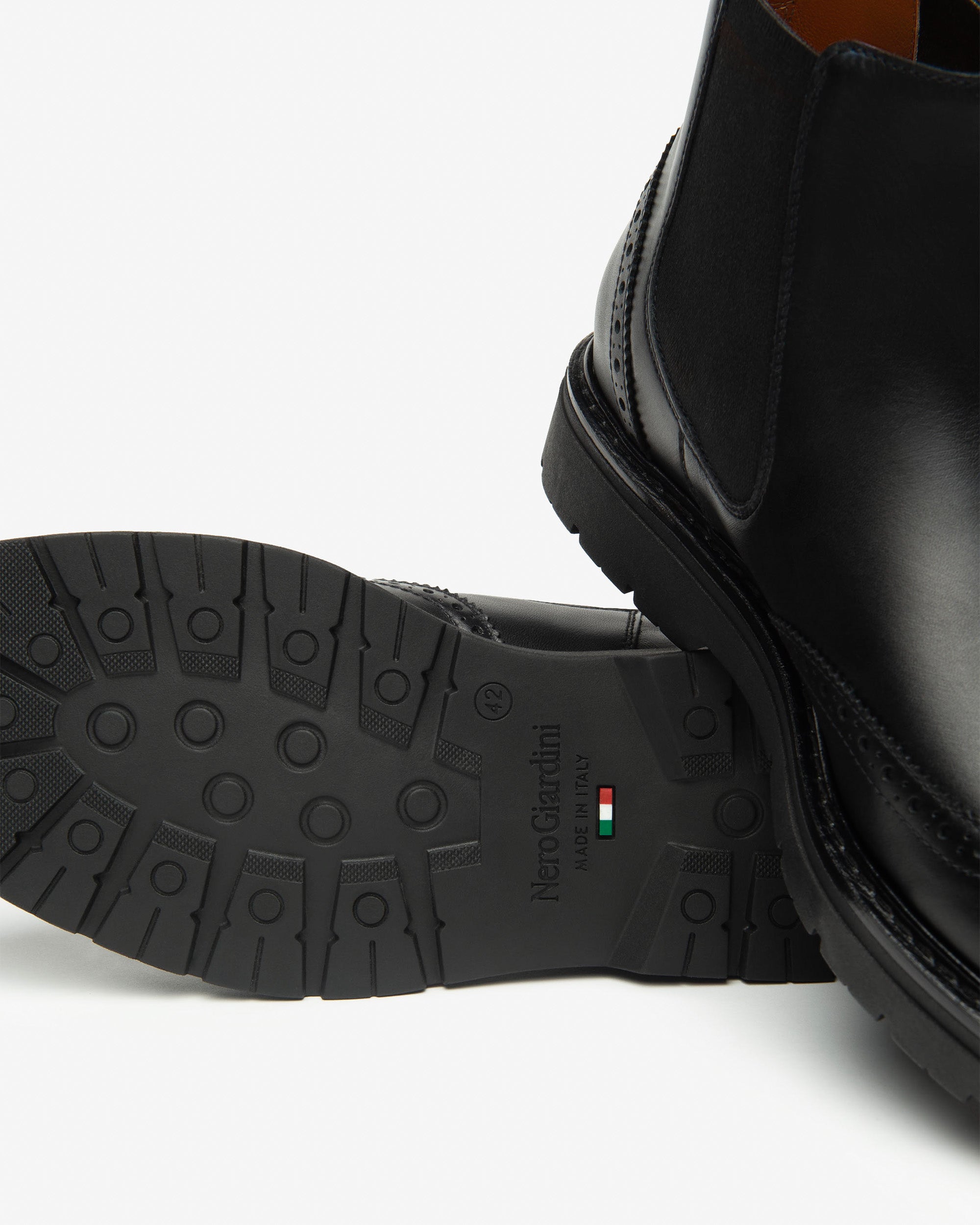 NeroGiardini Bottines Chelsea Homme Cuir Hiver