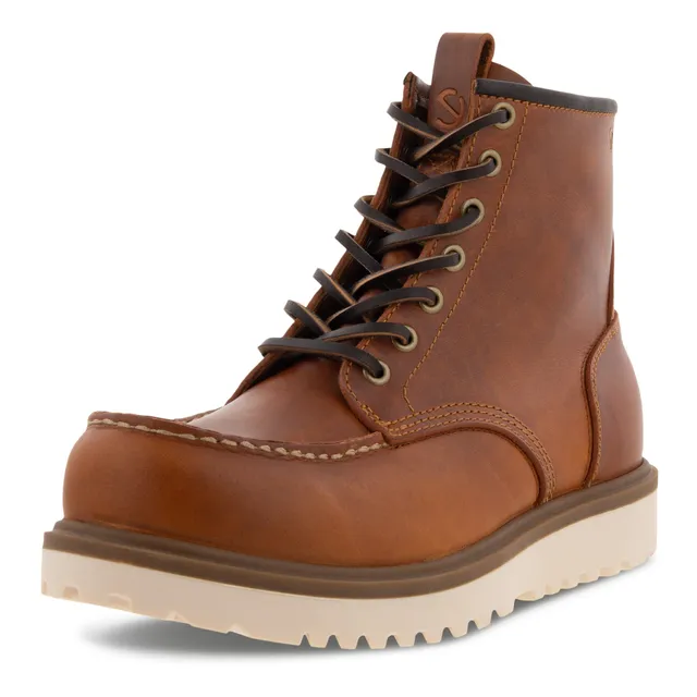 ECCO Staker boots homme cuir cognac 40 EU
