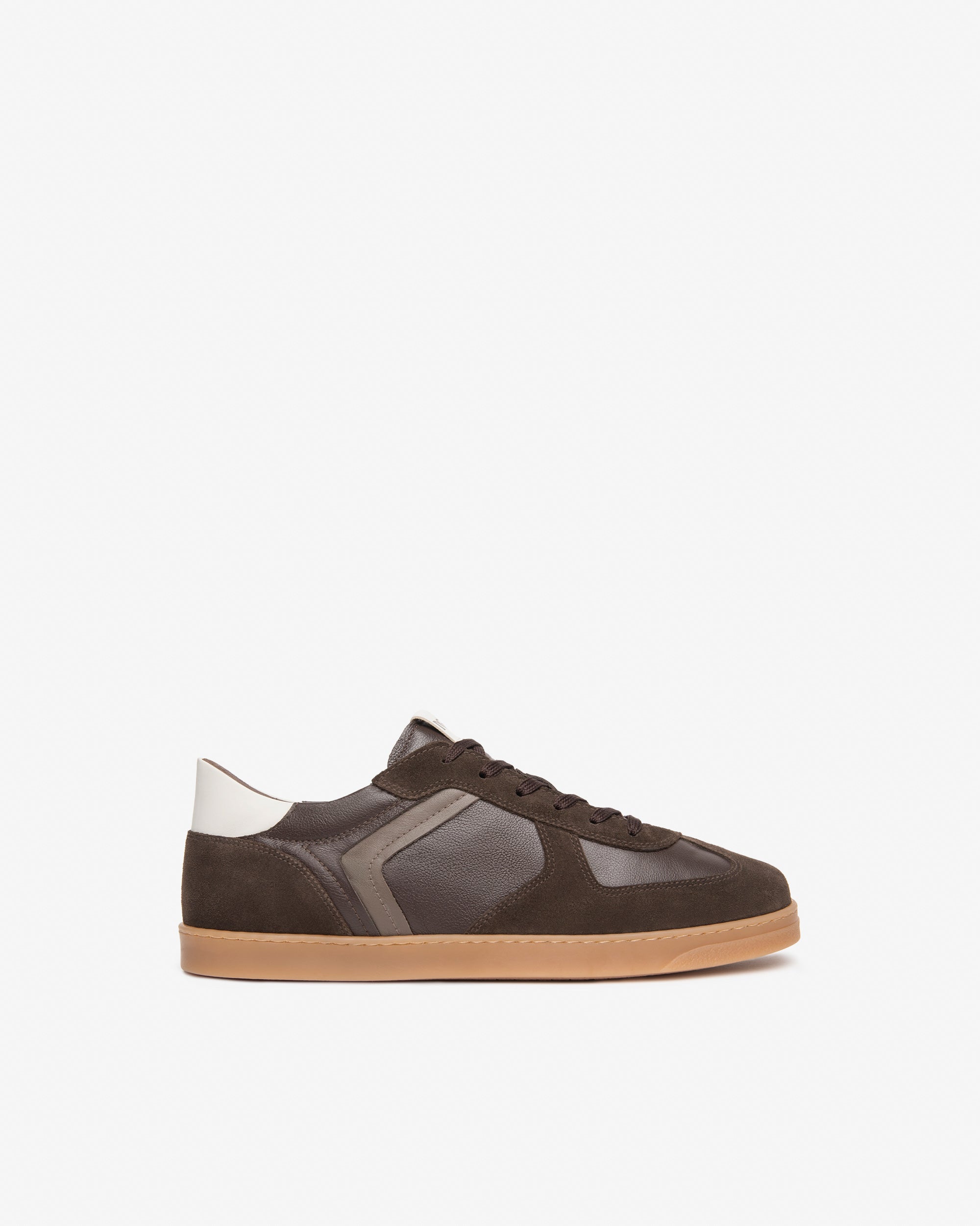 Nerogiardini Sneakers Homme Cuir Daim Géométrique