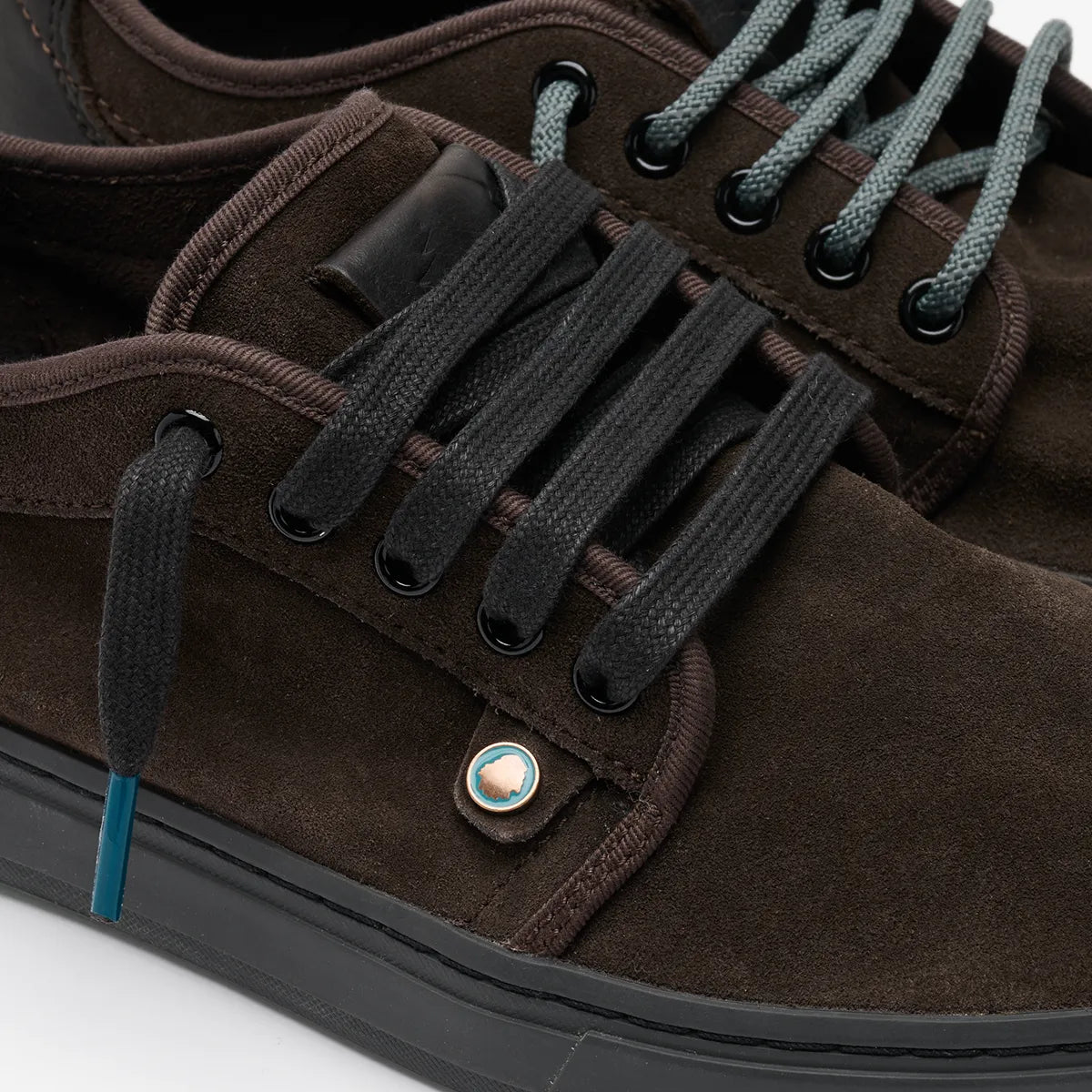 Satorisan Heisei Suede baskets Muddy Path cuir