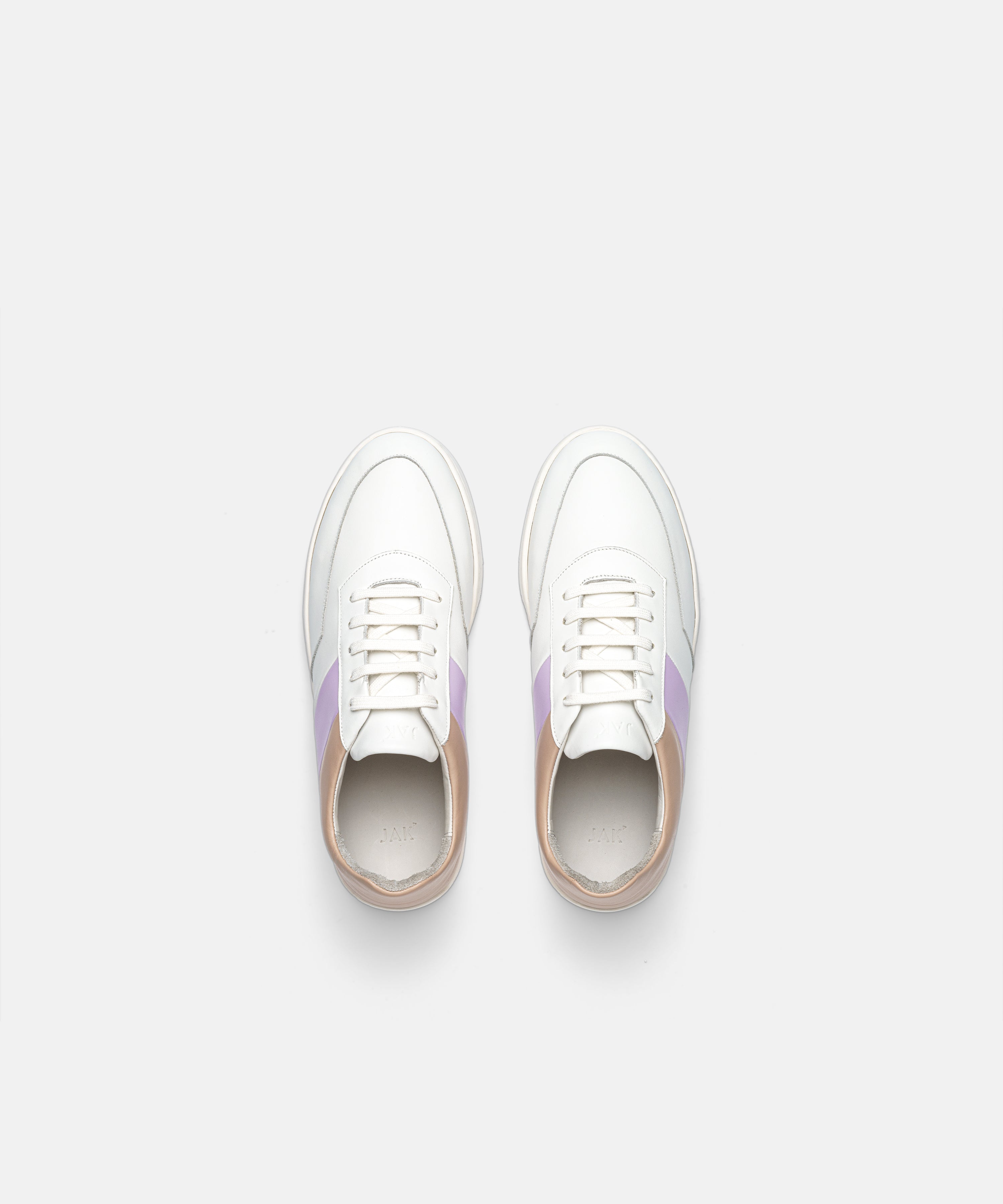 Jak Atlas Low II sneakers cuir nude lilas