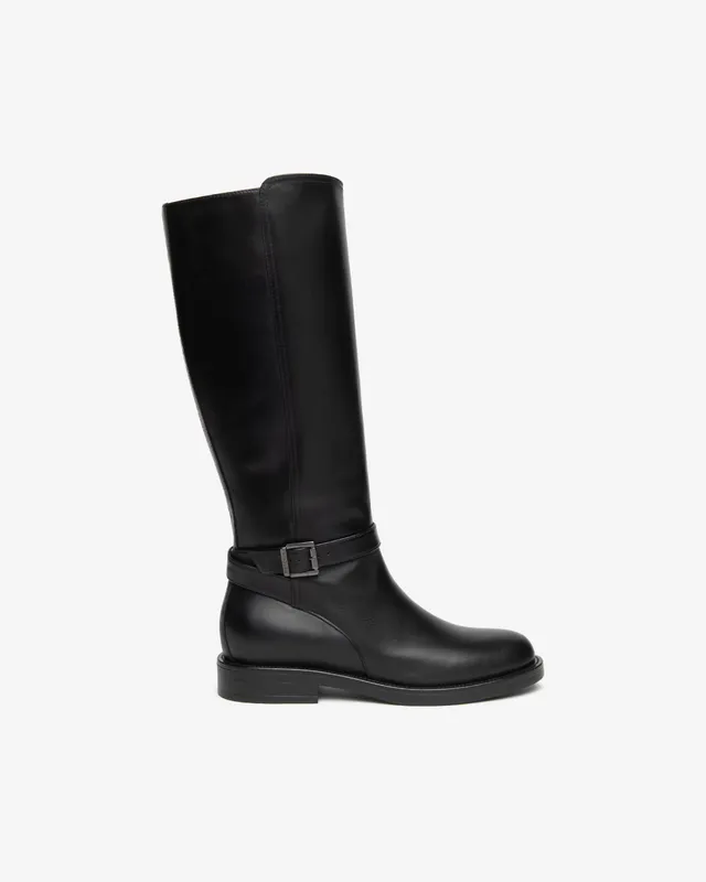 Nerogiardini Bottes Femme Cuir Bottes Zip Talon 38
