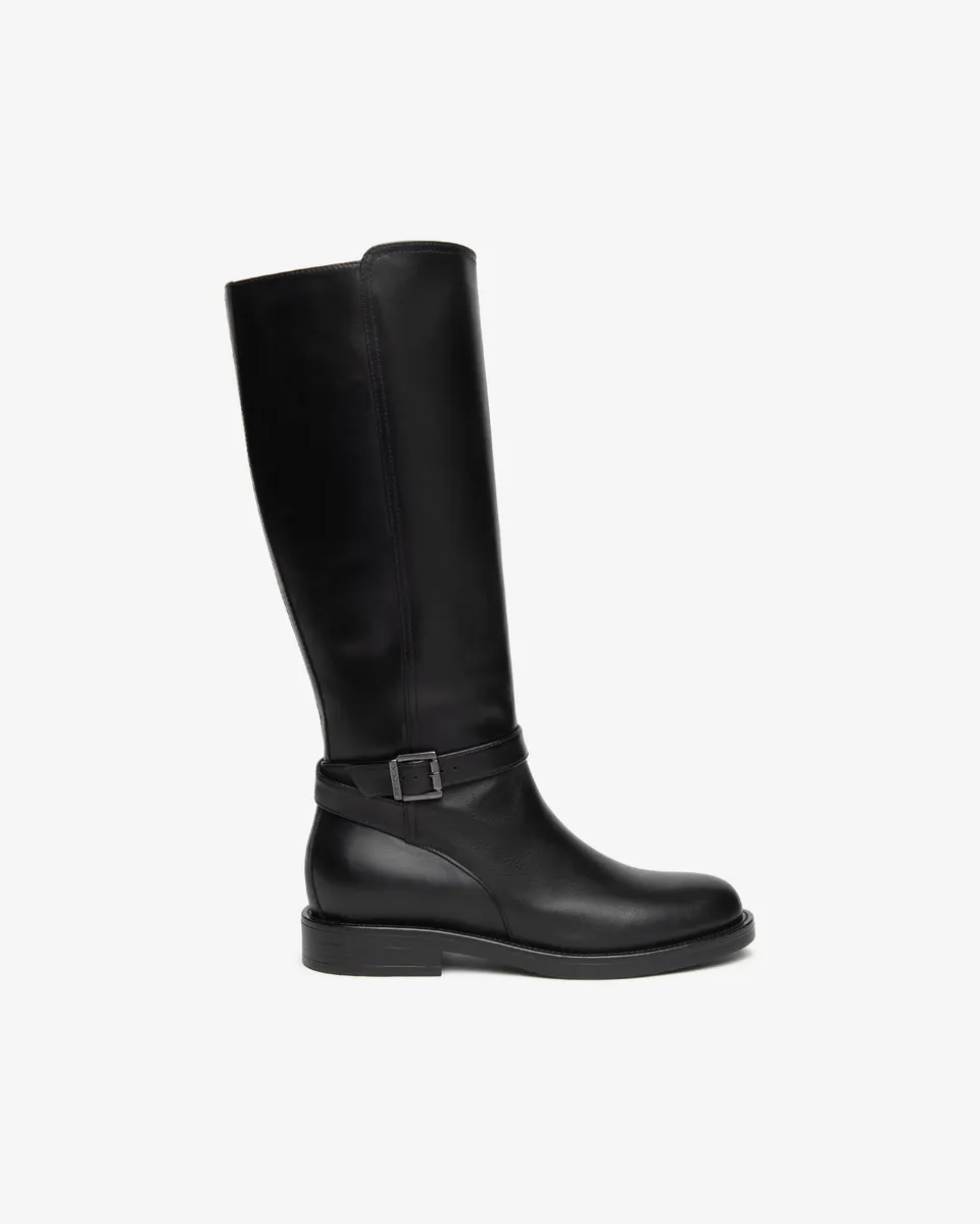 Nerogiardini Bottes Femme Cuir Bottes Zip Talon 38