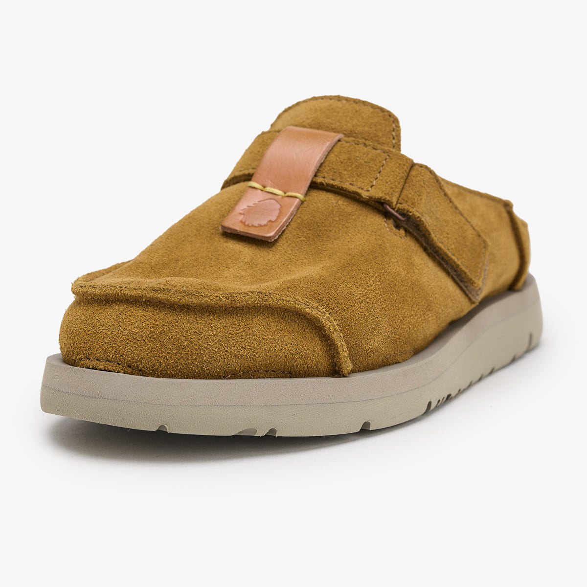 Satorisan Uwabaki Clog Suede sabots marron daim