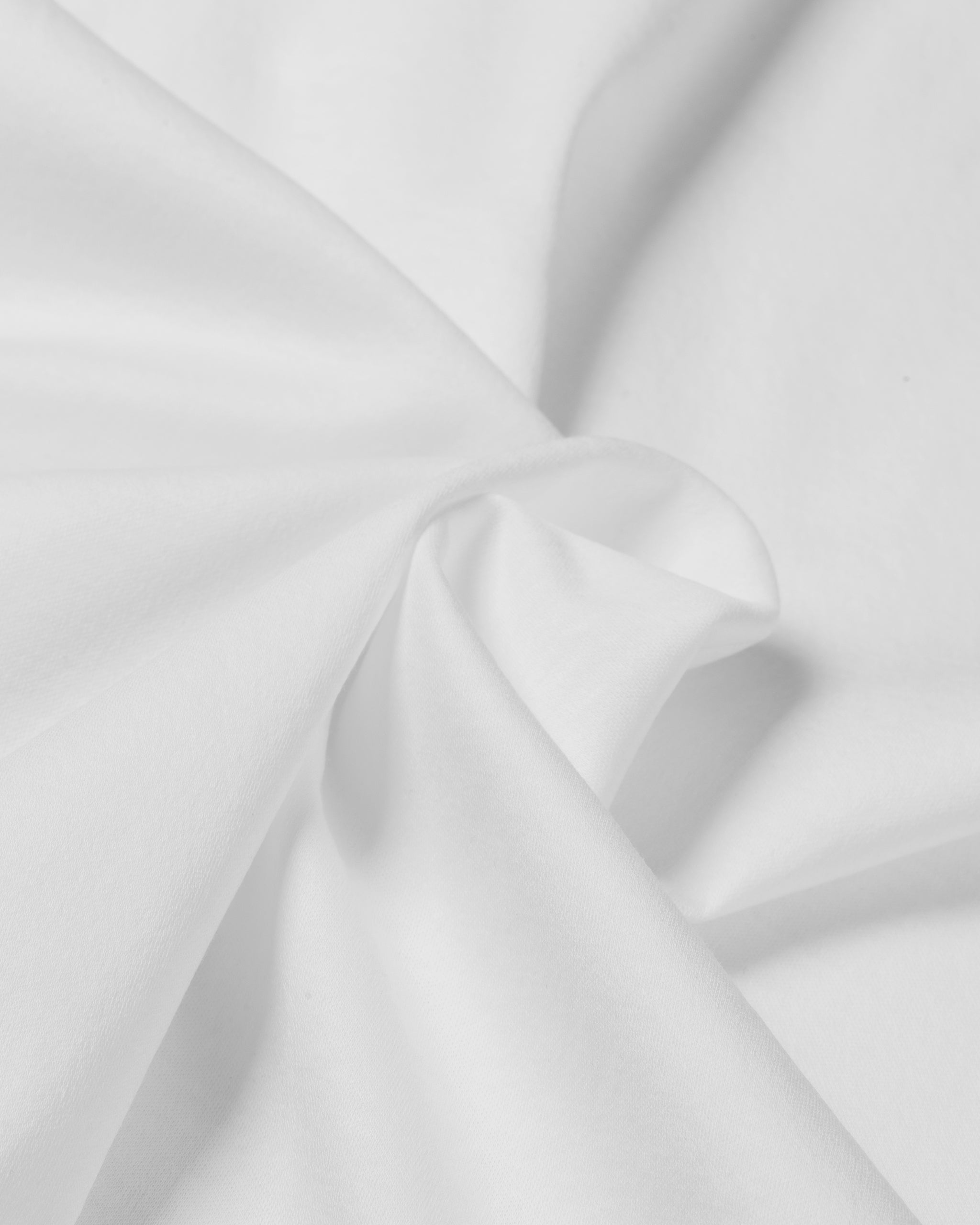 Filling Pieces Jersey chemise blanche coton coupe droite