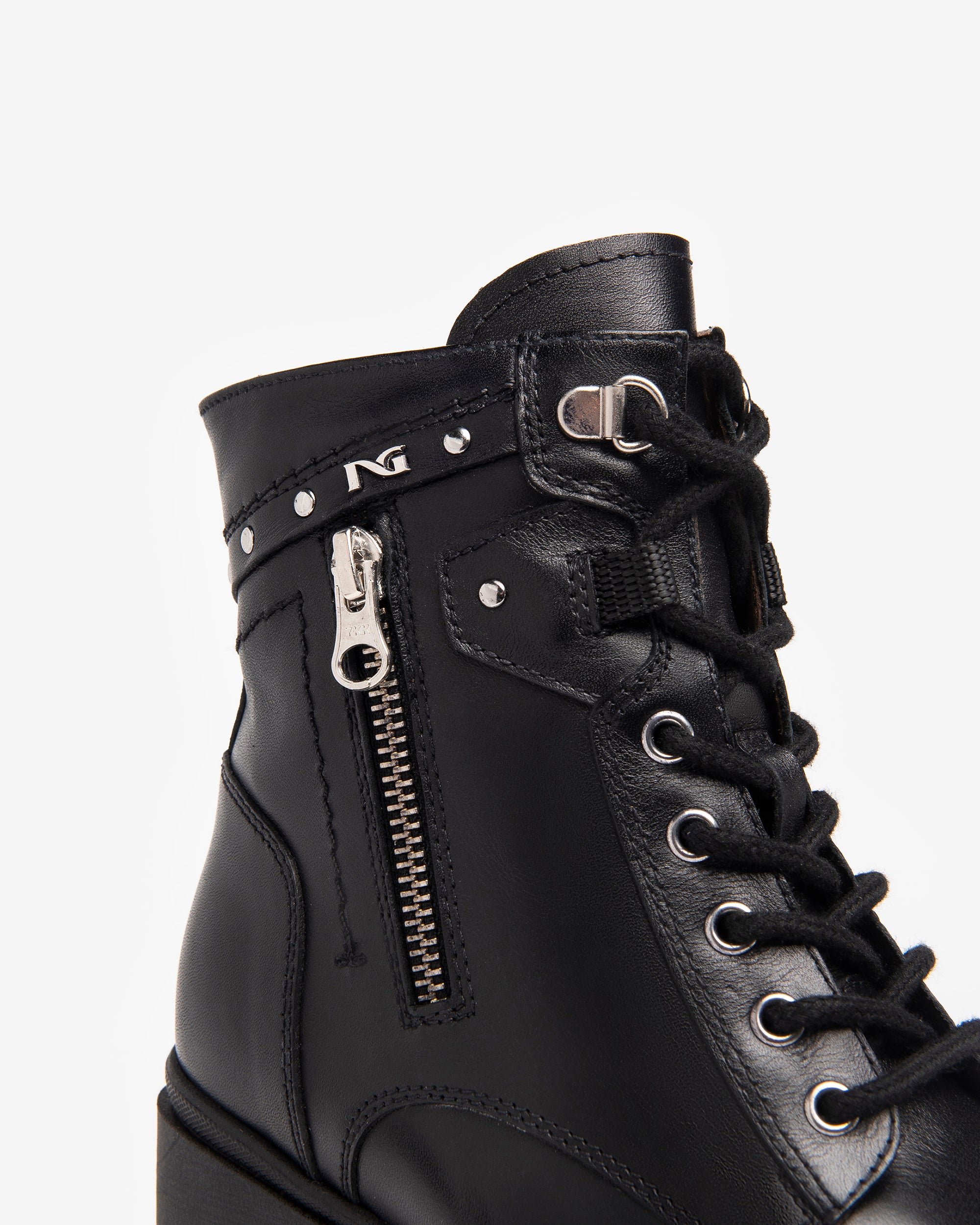 NeroGiardini Bottines Femme Cuir Boots Hiver Confort Ville