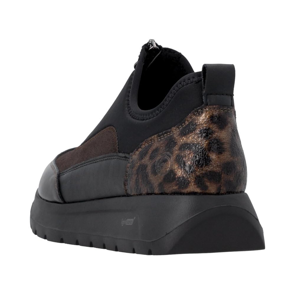 Remonte D2v01 mocassin femme noir-bronze 39 EU stretch
