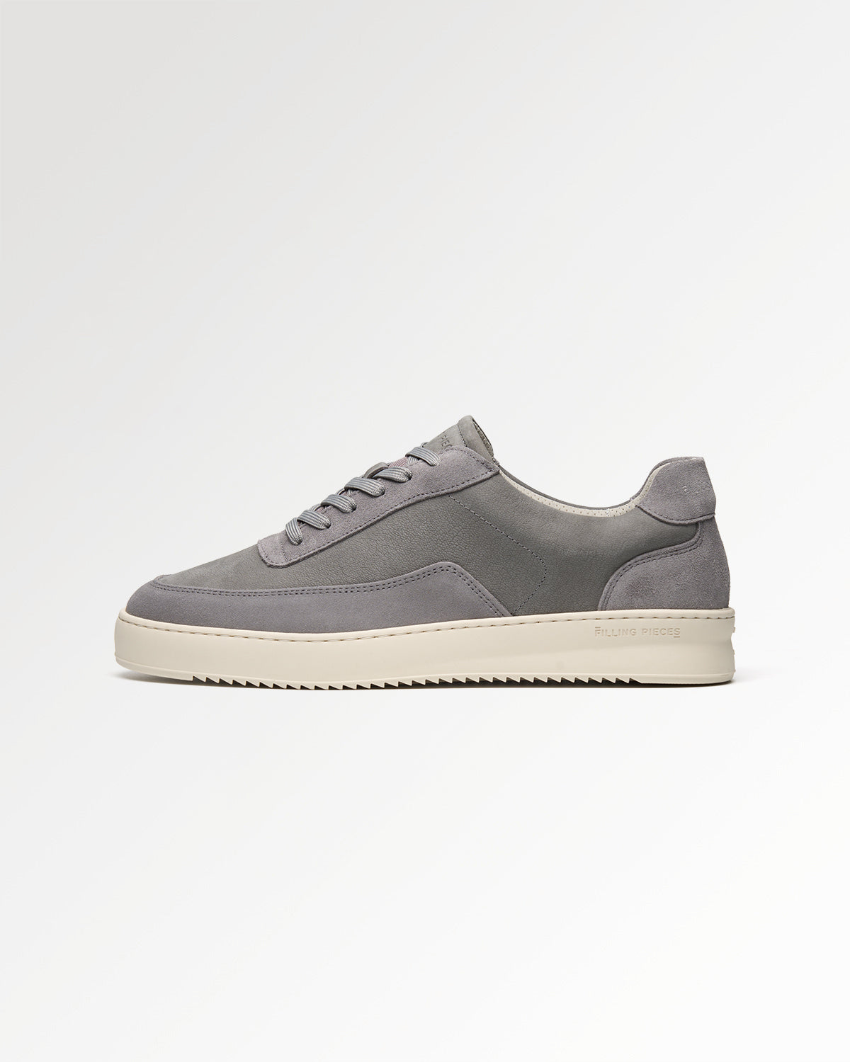 Filling Pieces Mondo Suede Grain Grey sneakers daim gris homme