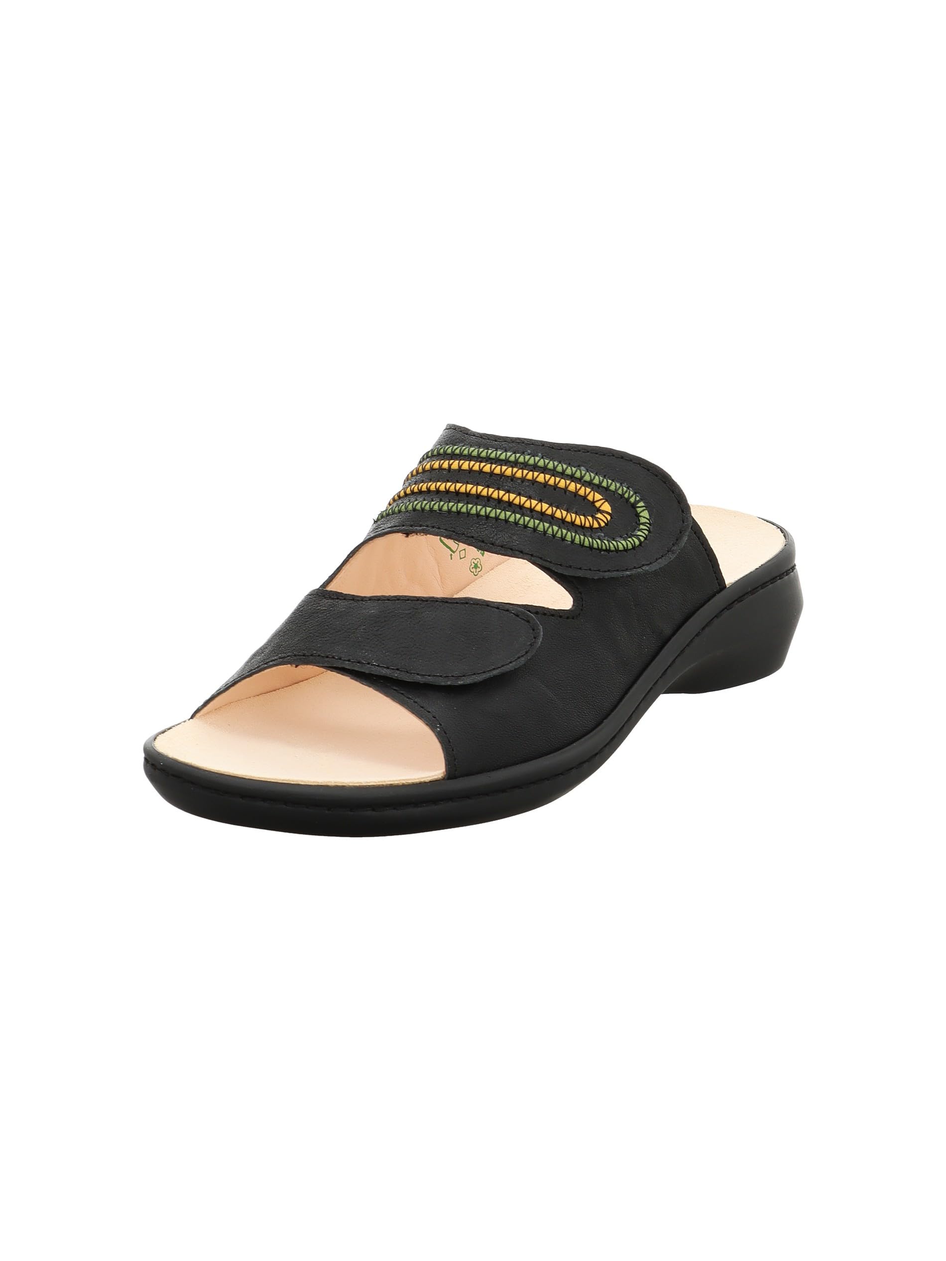 Think Camilla sabot cuir noir 0000 marche confort