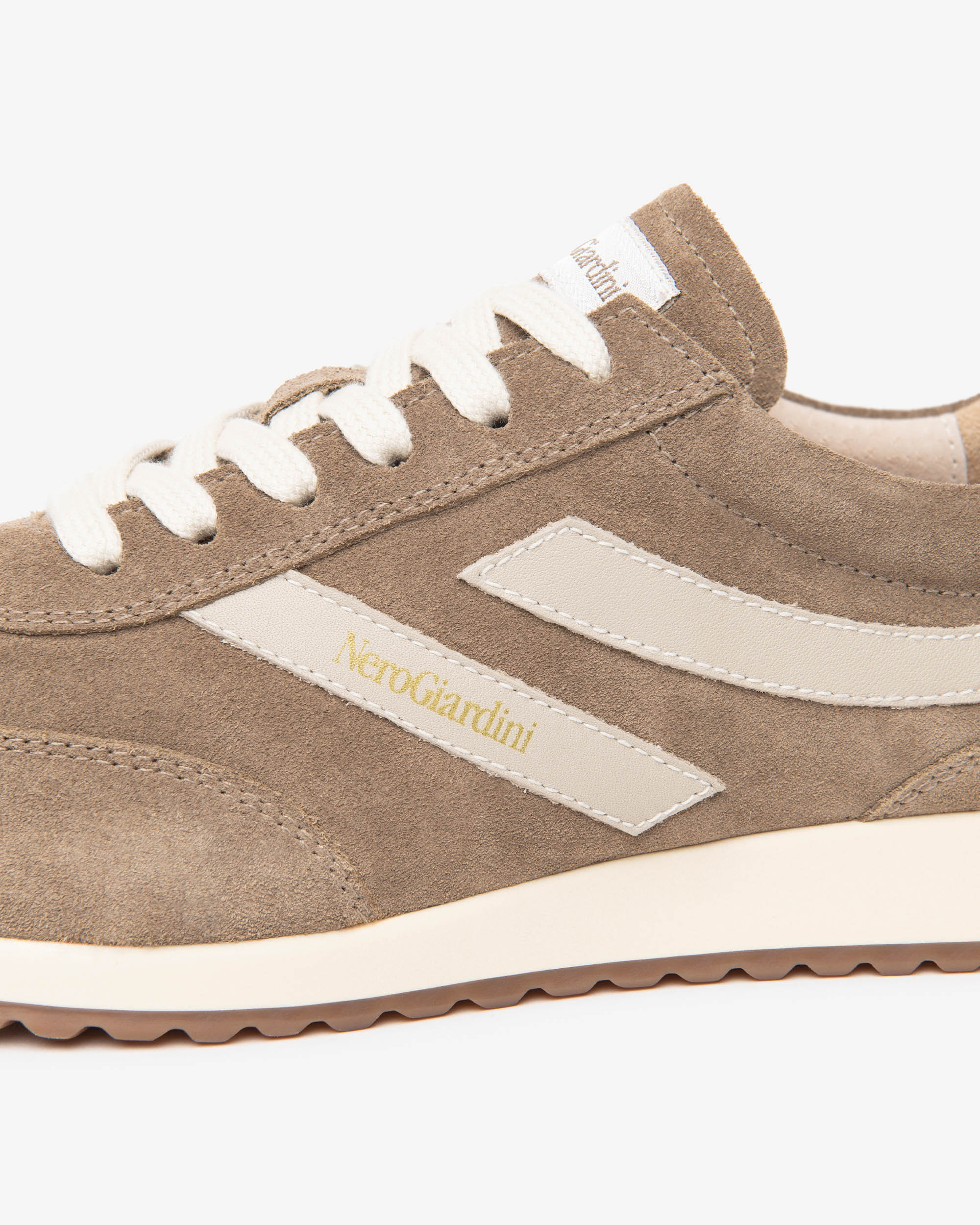 NeroGiardini Sneakers Femme Cuir Velours Laçage 35-41