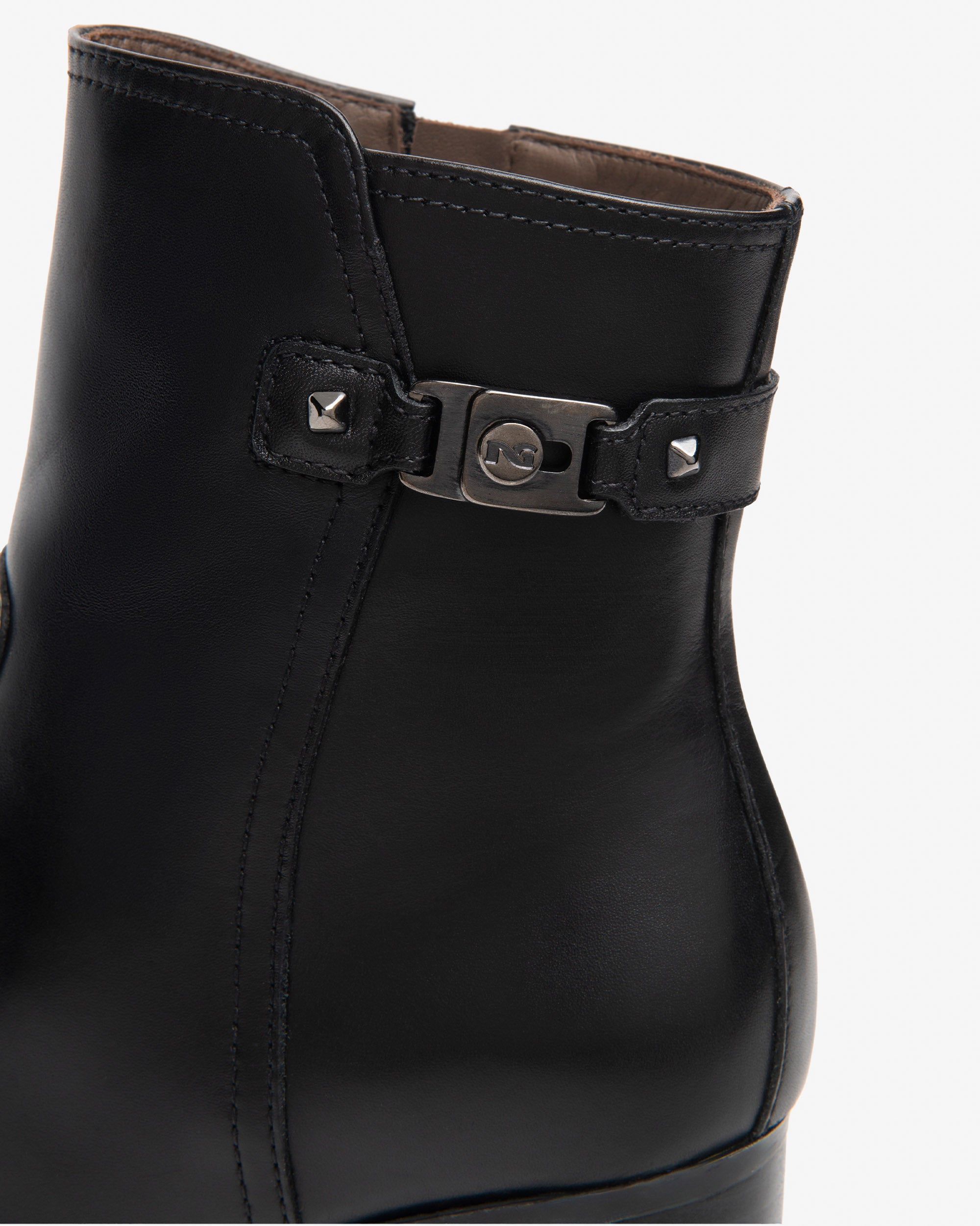 NeroGiardini Bottines Femme Cuir Plateforme 80 mm