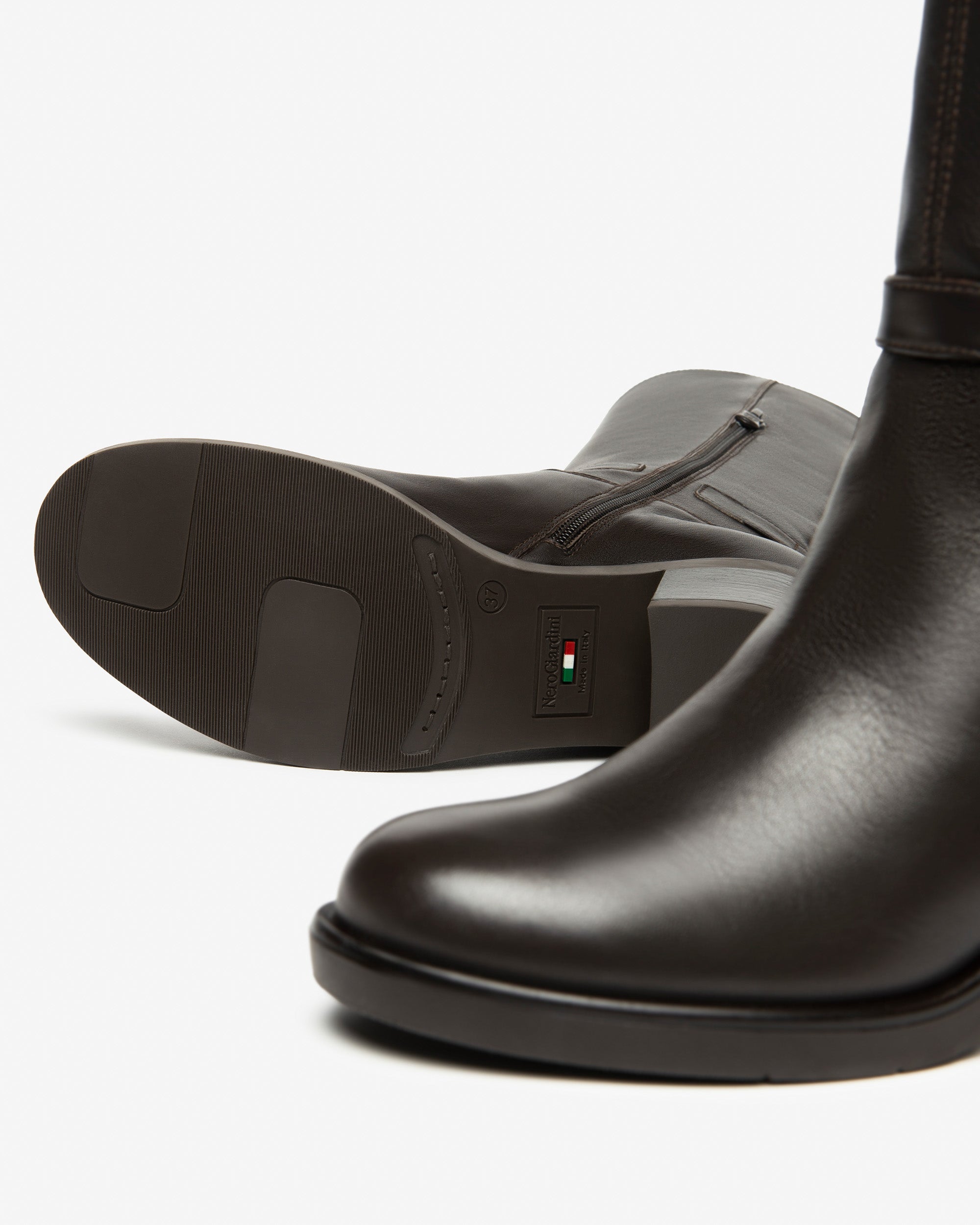 NeroGiardini Bottes bottes femme cuir pointure 38 italiennes