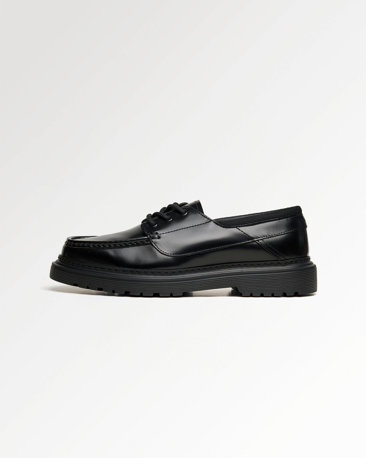 Filling Pieces Sea Tek Polido baskets cuir noir