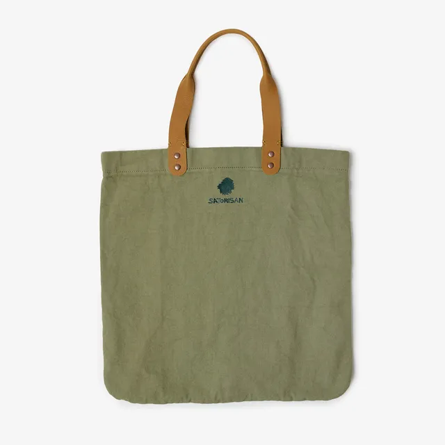 Satorisan Gaia tote bag Marshland M anses cuir