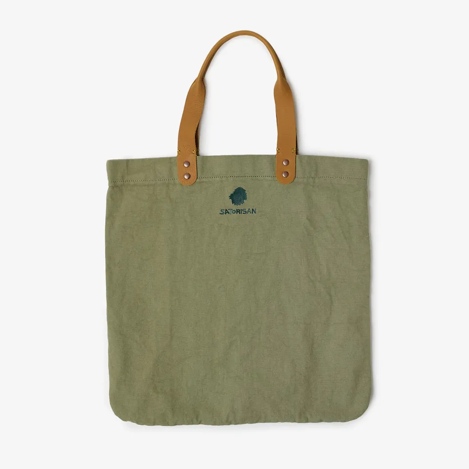Satorisan Gaia tote bag Marshland M anses cuir