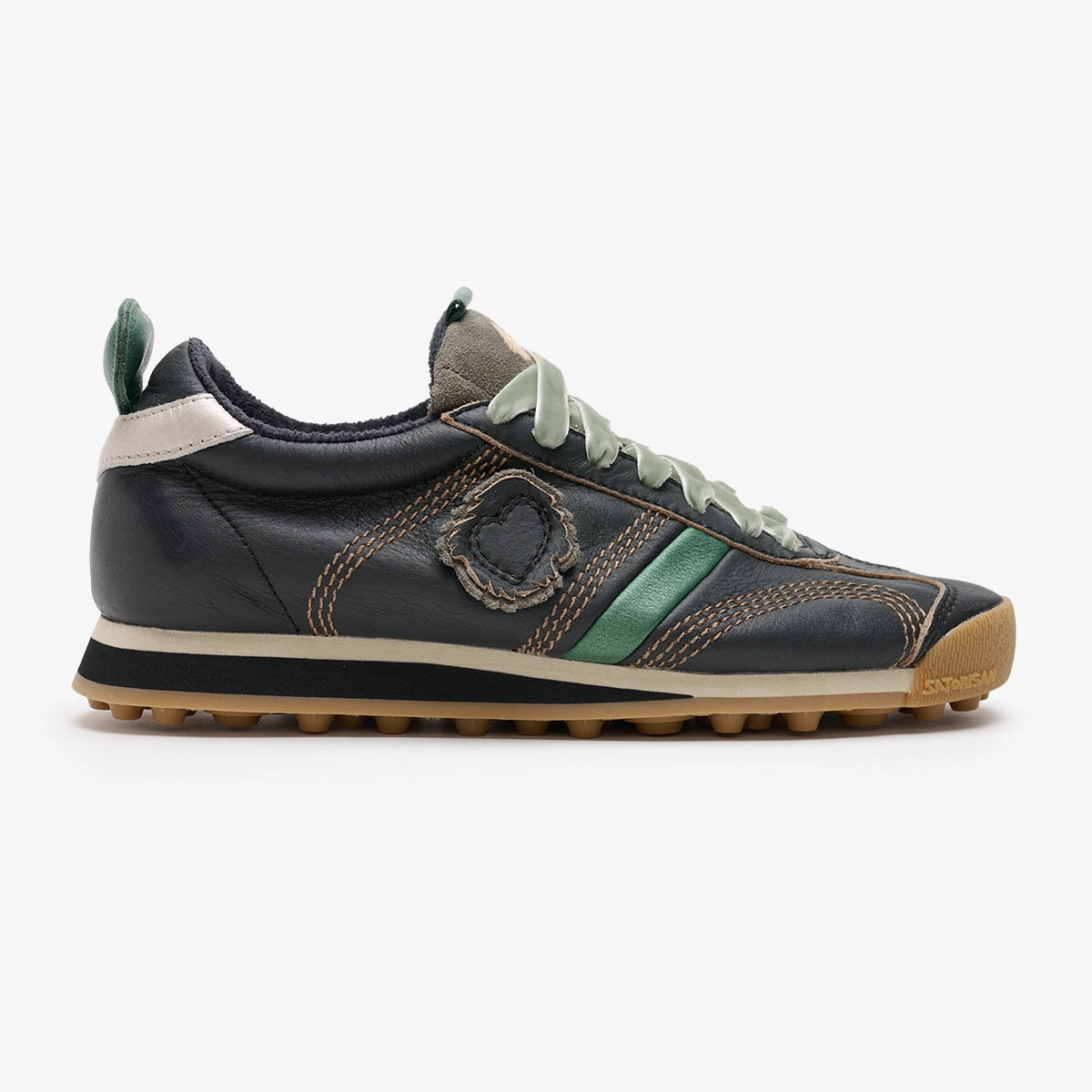 Satorisan Stardust Premium EVO baskets cuir femme Black