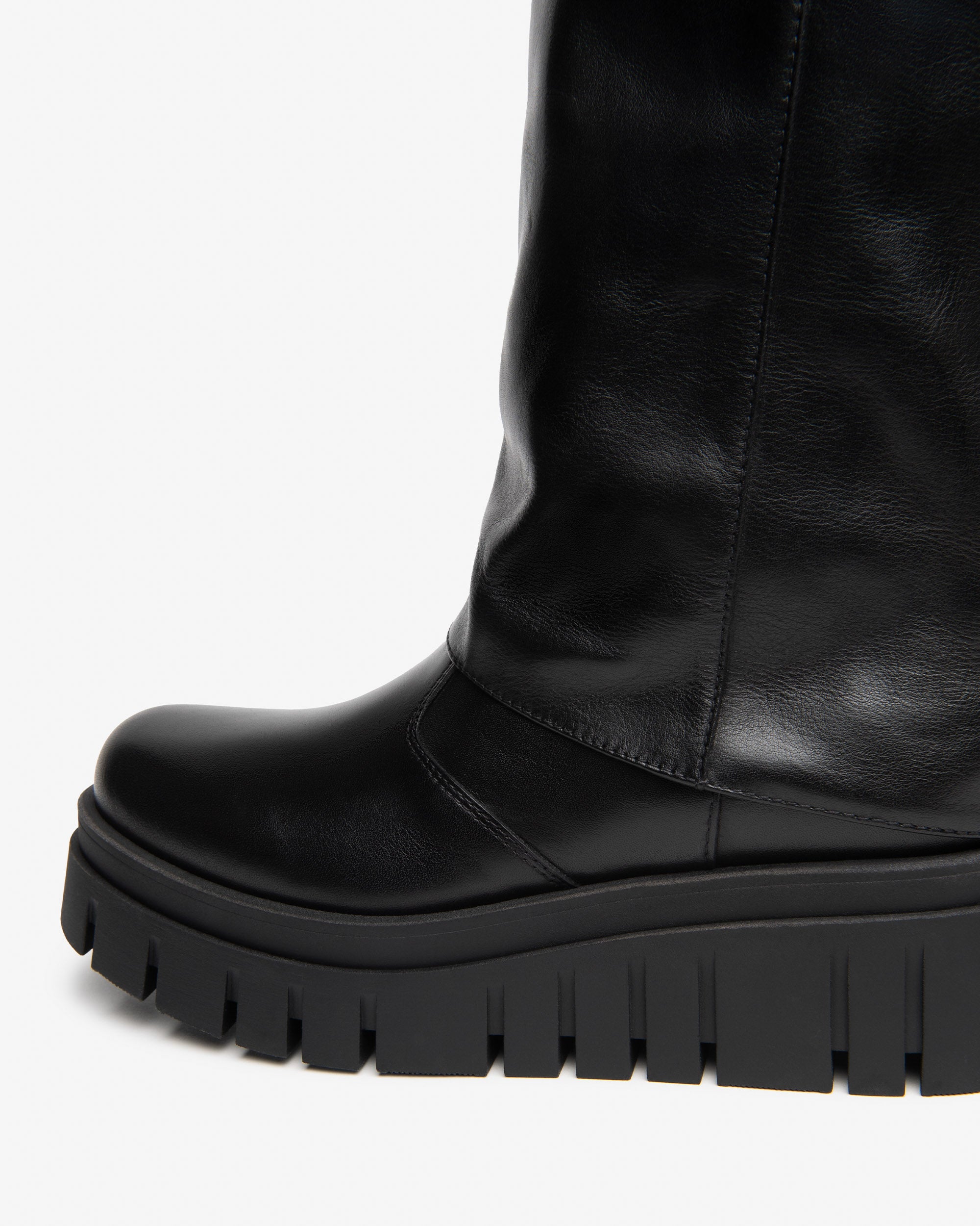 NeroGiardini Bottes Femme Cuir Plateforme 55mm